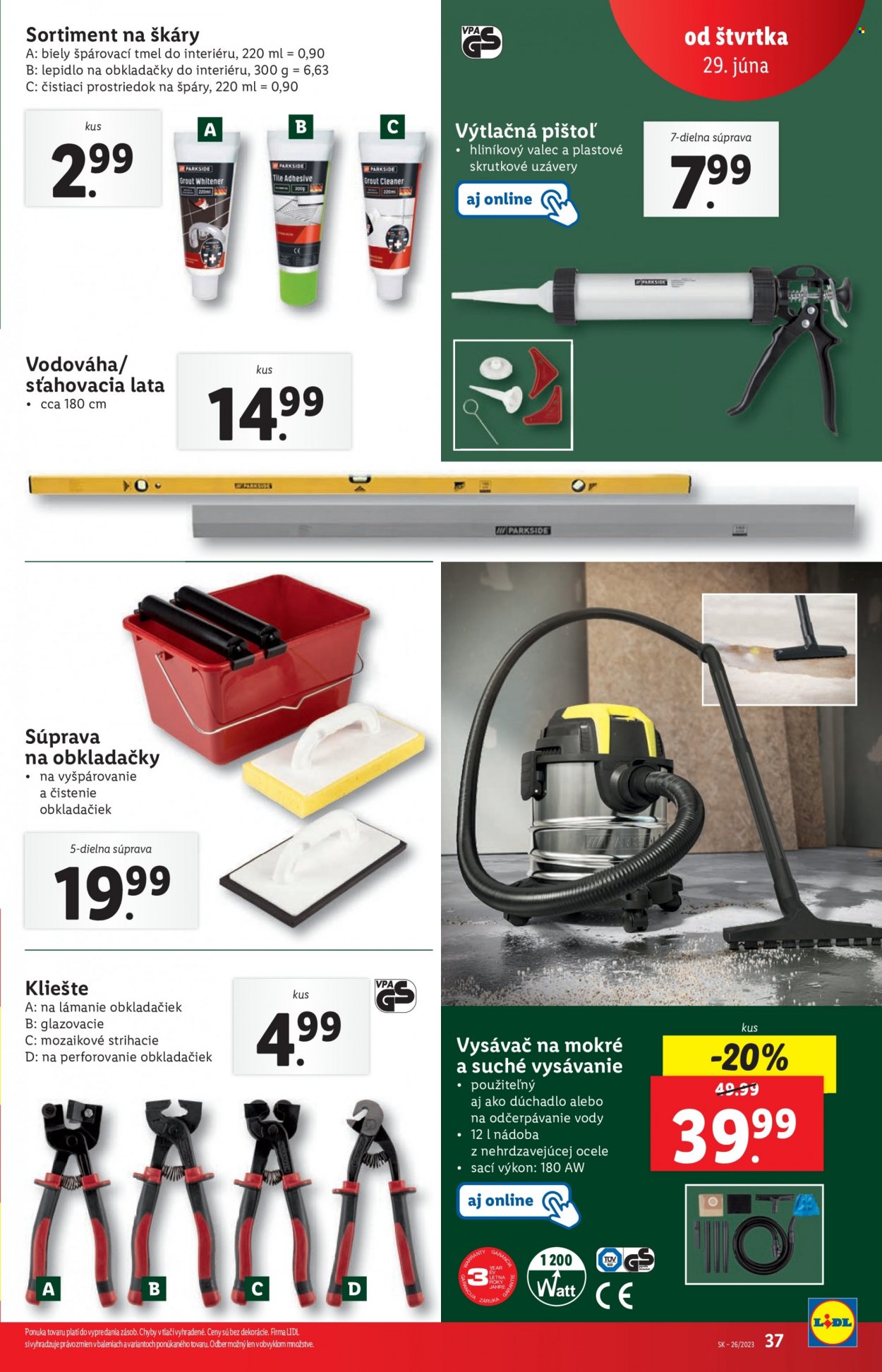Leták Lidl - 29.6.2023 - 2.7.2023. Strana 37