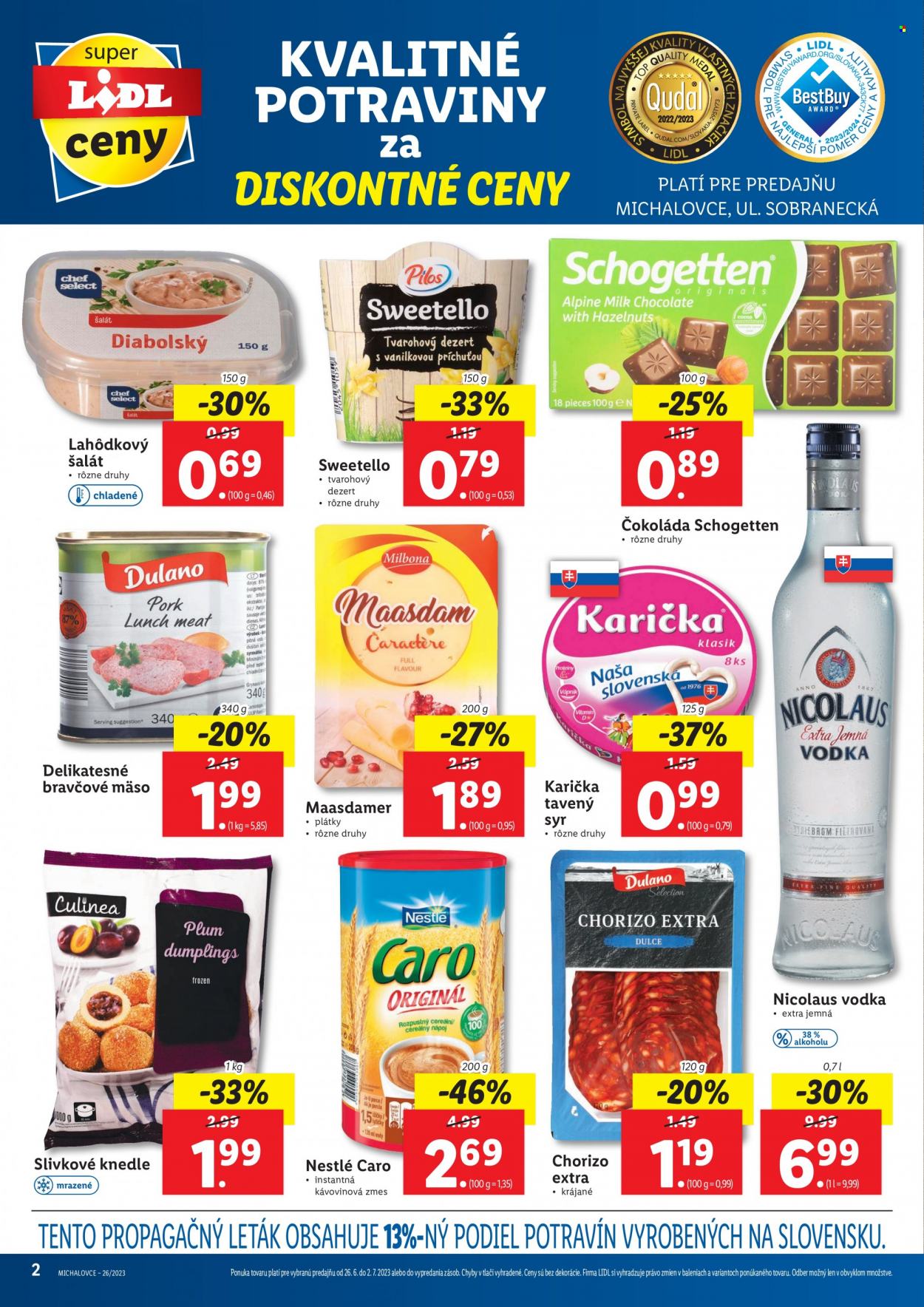 Leták Lidl - 26.6.2023 - 2.7.2023. Strana 2