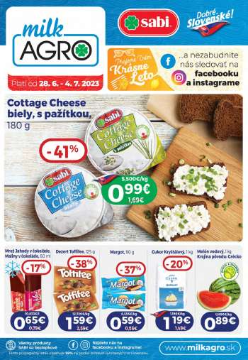 Leták Milk AGRO - 28.6.2023 - 4.7.2023.