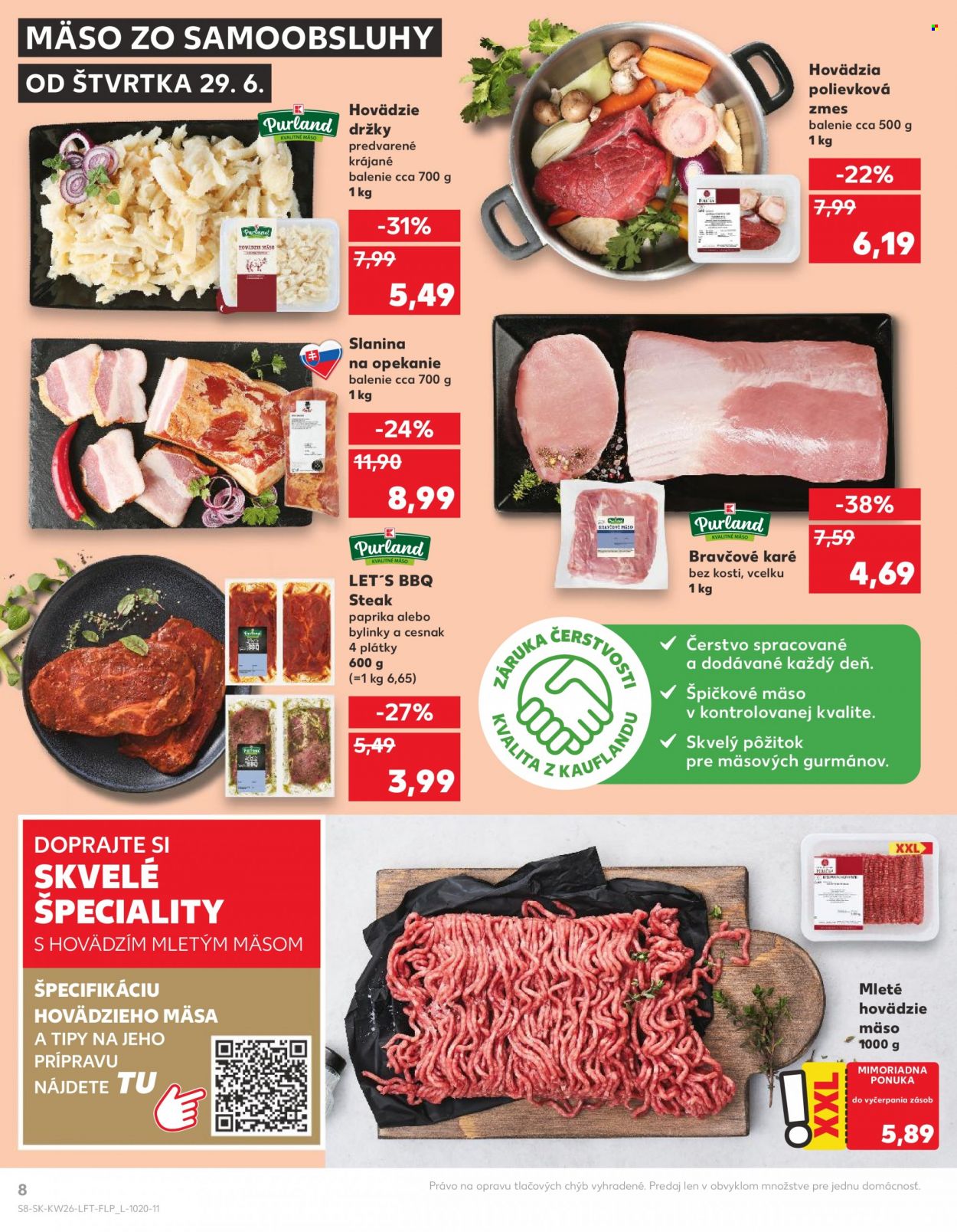 Leták Kaufland - 29.6.2023 - 4.7.2023. Strana 8