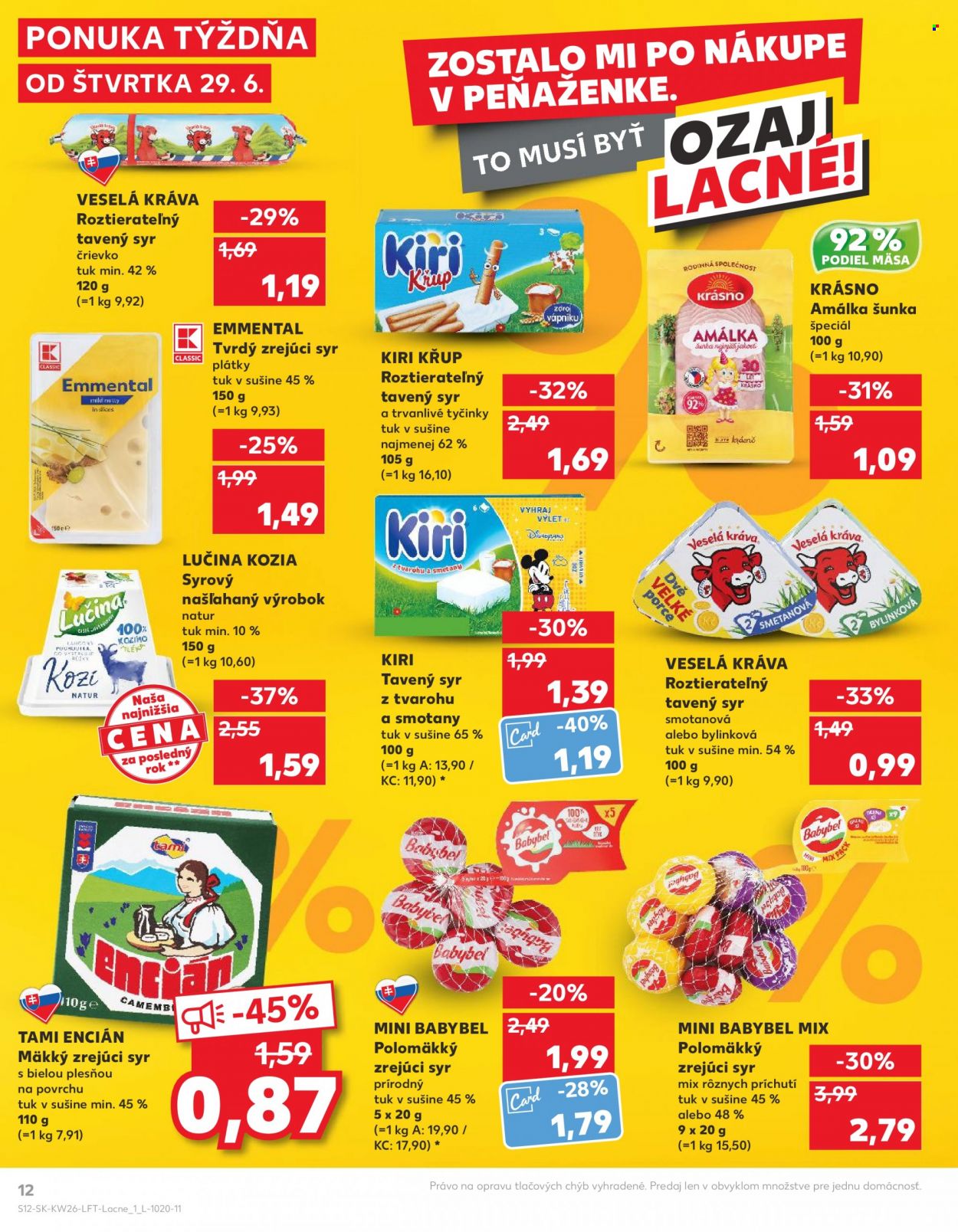 Leták Kaufland - 29.6.2023 - 4.7.2023. Strana 12