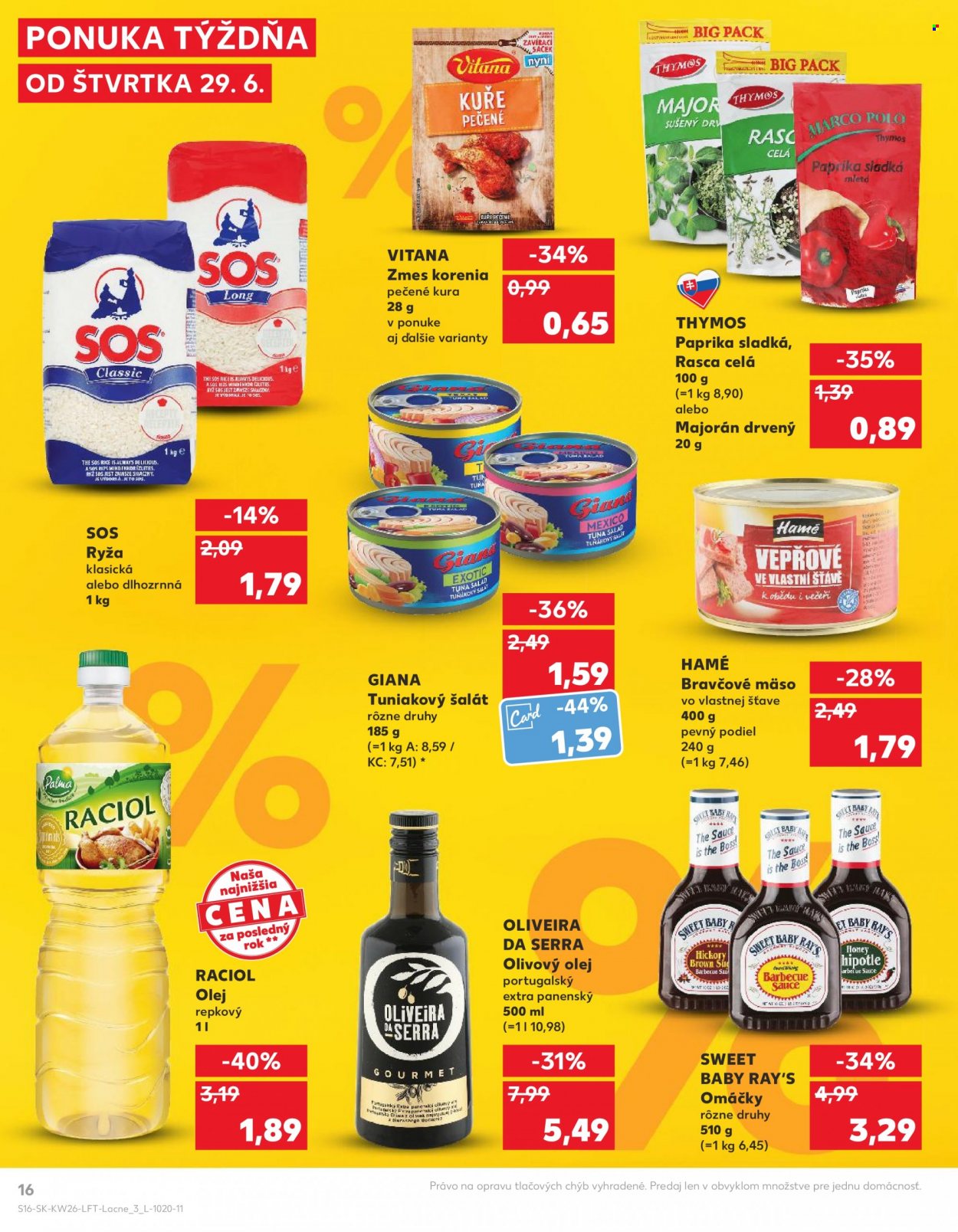 Leták Kaufland - 29.6.2023 - 4.7.2023. Strana 16