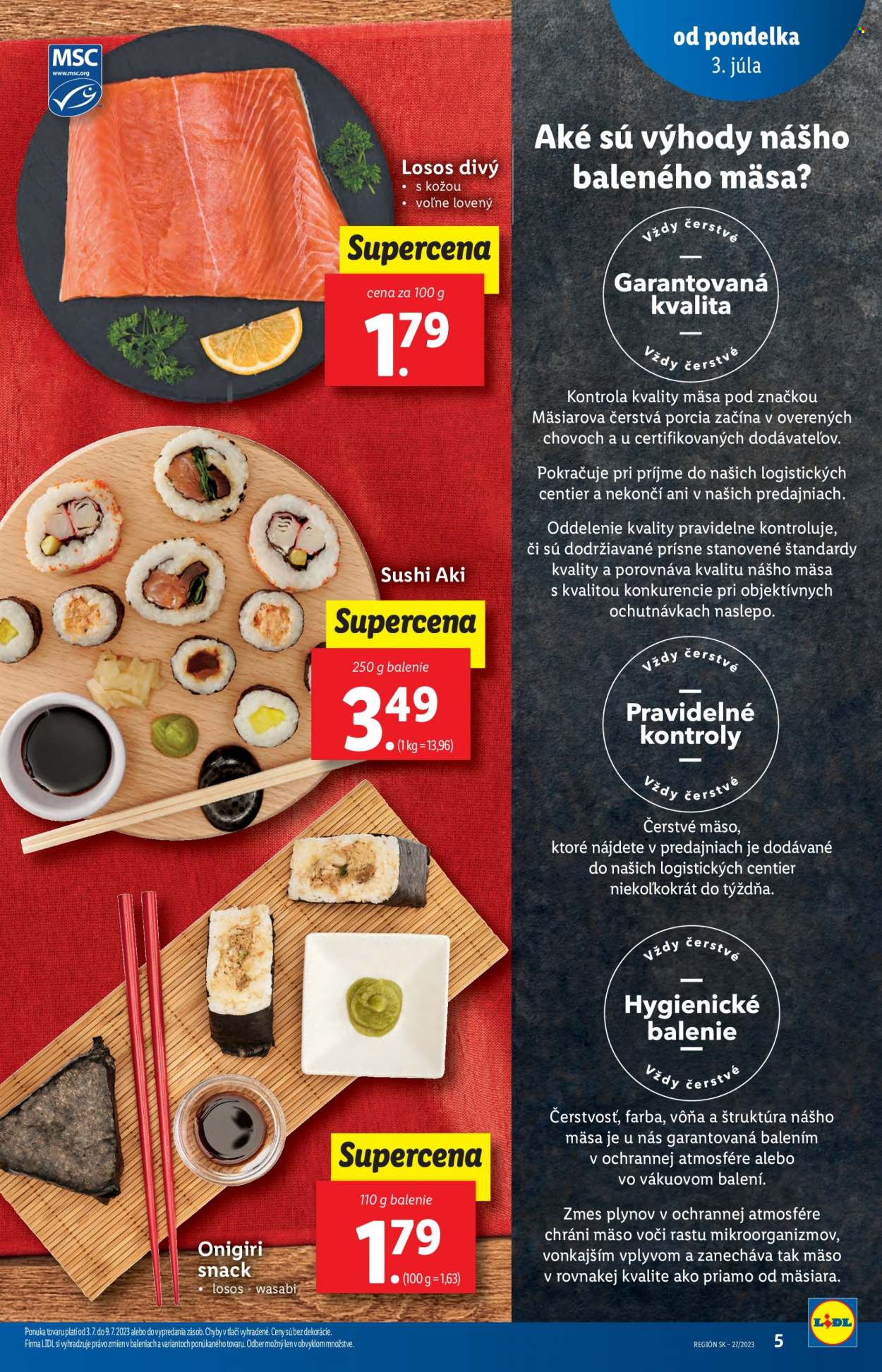 Leták Lidl - 3.7.2023 - 9.7.2023. Strana 5
