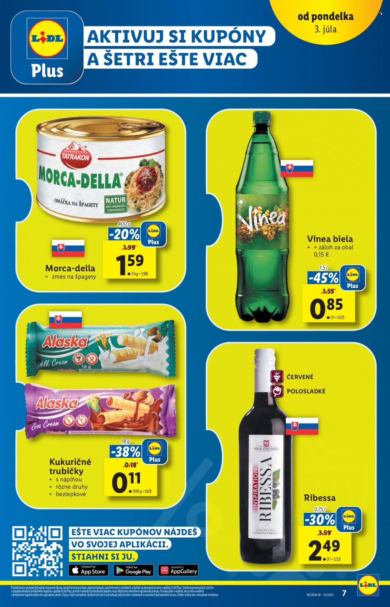 Leták Lidl - 3.7.2023 - 9.7.2023. Strana 7