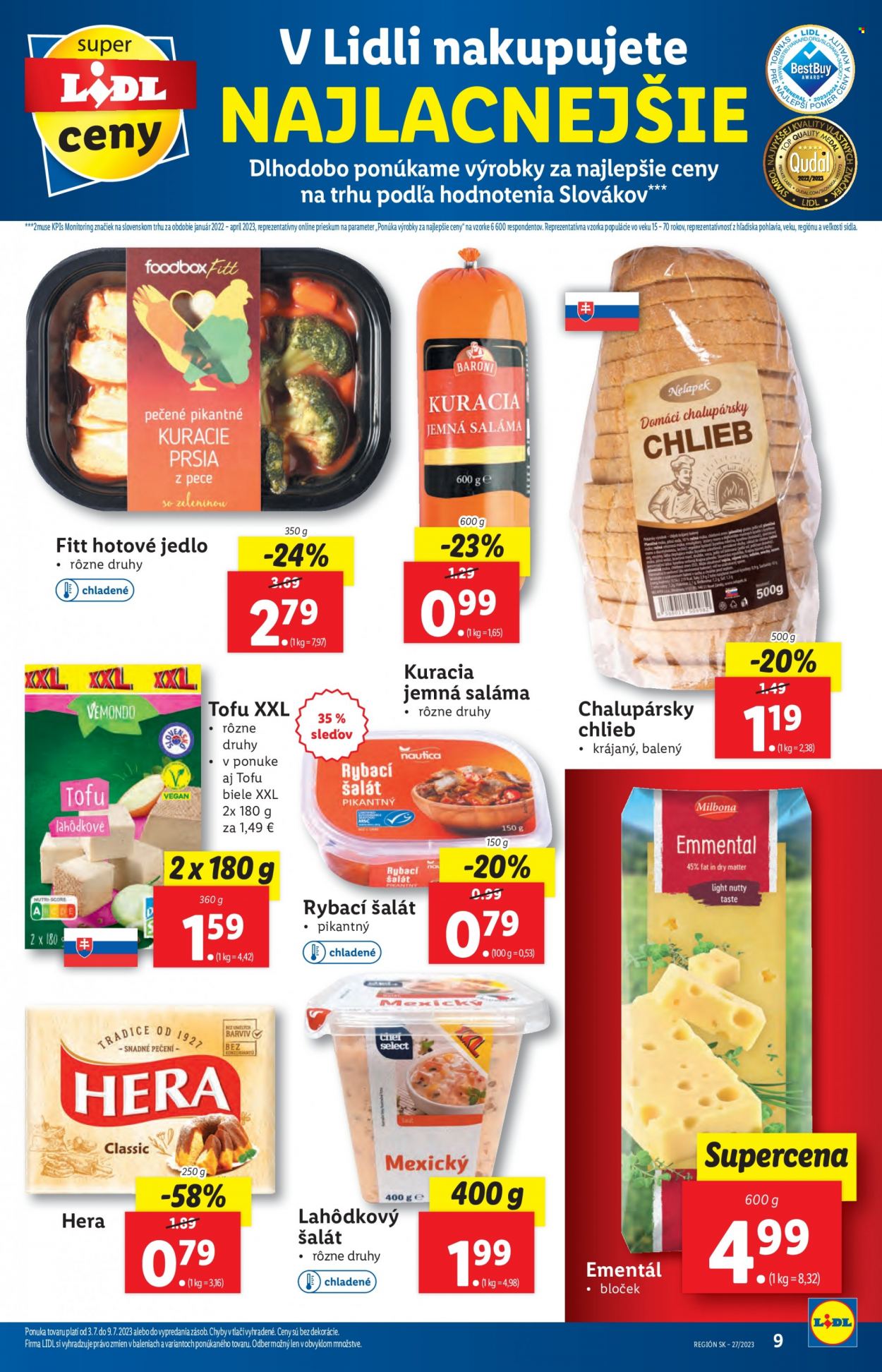 Leták Lidl - 3.7.2023 - 9.7.2023. Strana 9