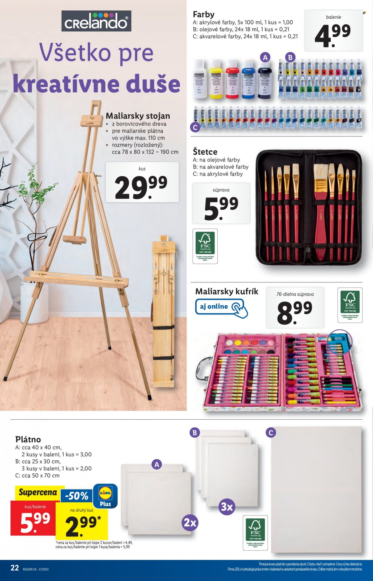 Leták Lidl - 3.7.2023 - 9.7.2023. Strana 22