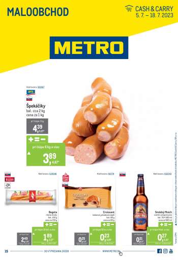 Leták Metro - 5.7.2023 - 18.7.2023.