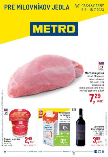 Leták Metro - 5.7.2023 - 18.7.2023.