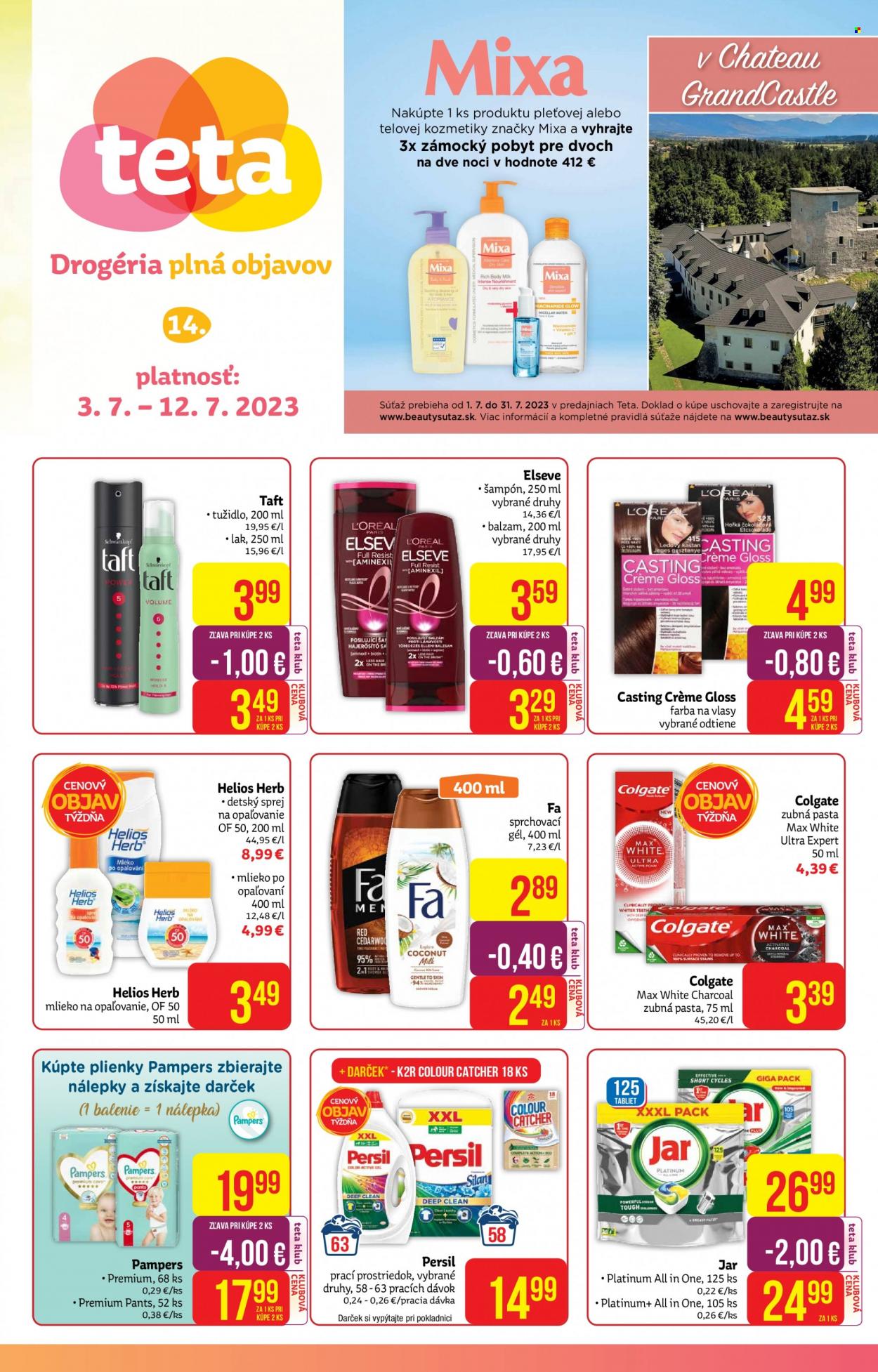 Leták Teta drogerie - 3.7.2023 - 12.7.2023. Strana 1