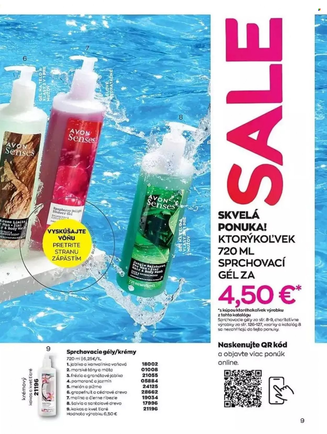 Leták Avon - 1.7.2023 - 31.7.2023. Strana 9