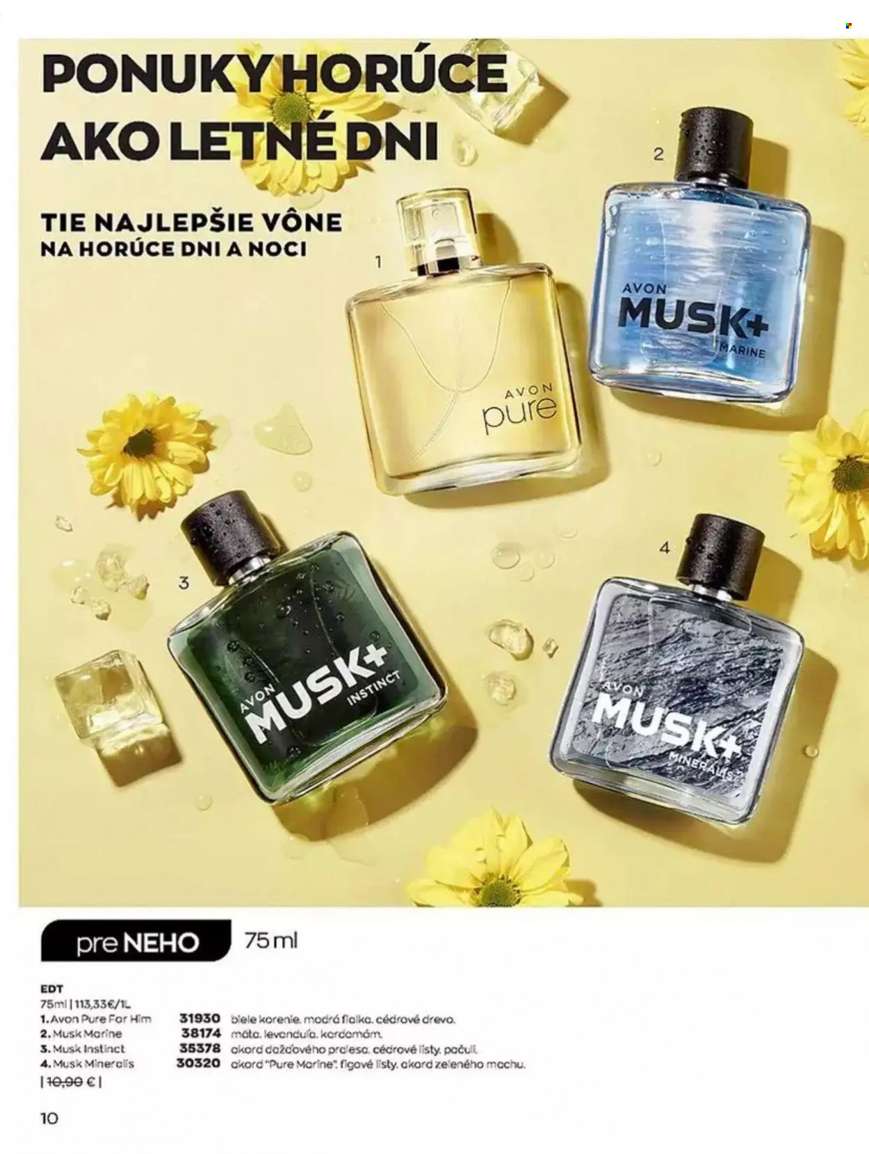 Leták Avon - 1.7.2023 - 31.7.2023. Strana 10