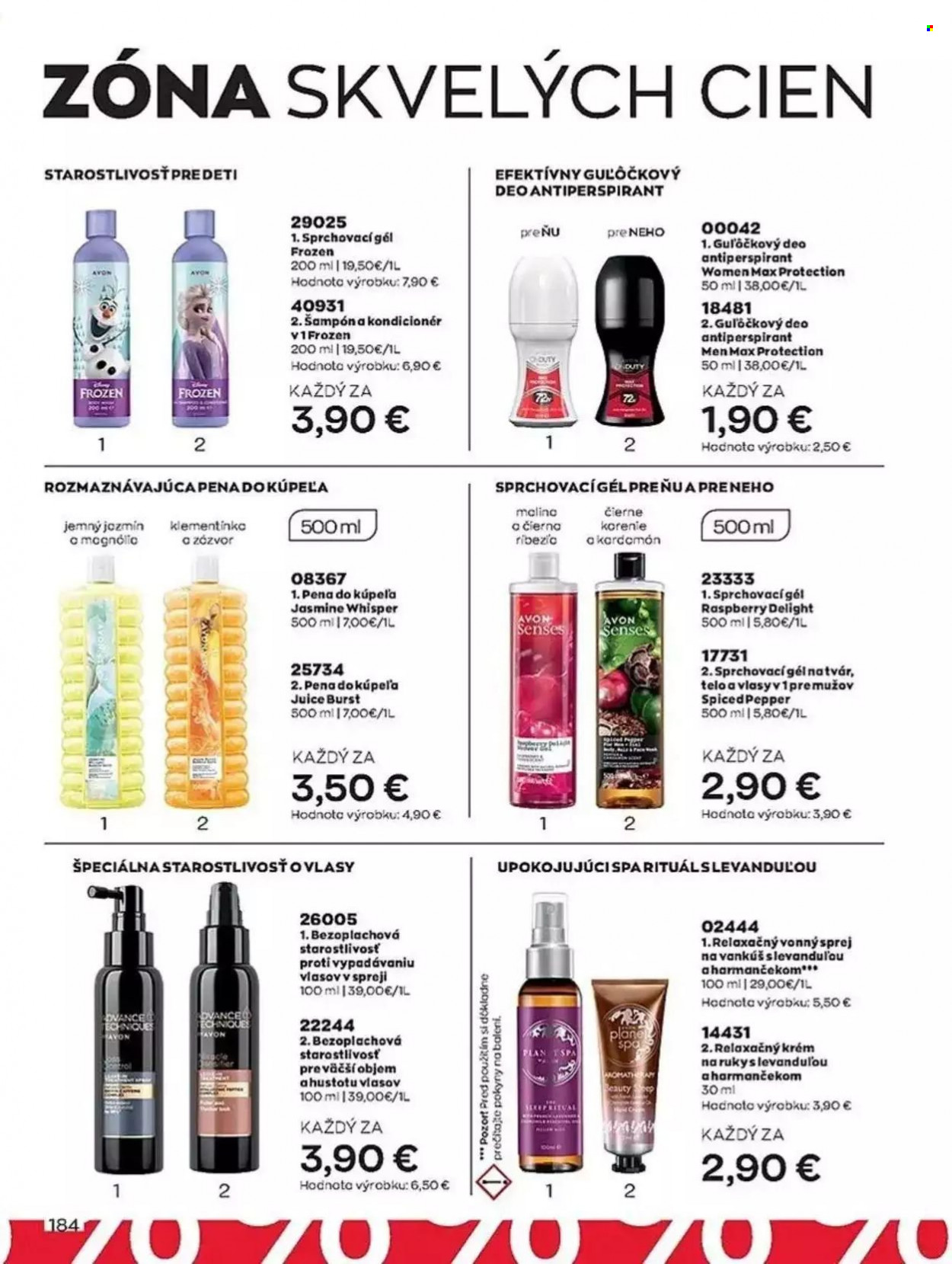 Leták Avon - 1.7.2023 - 31.7.2023. Strana 184
