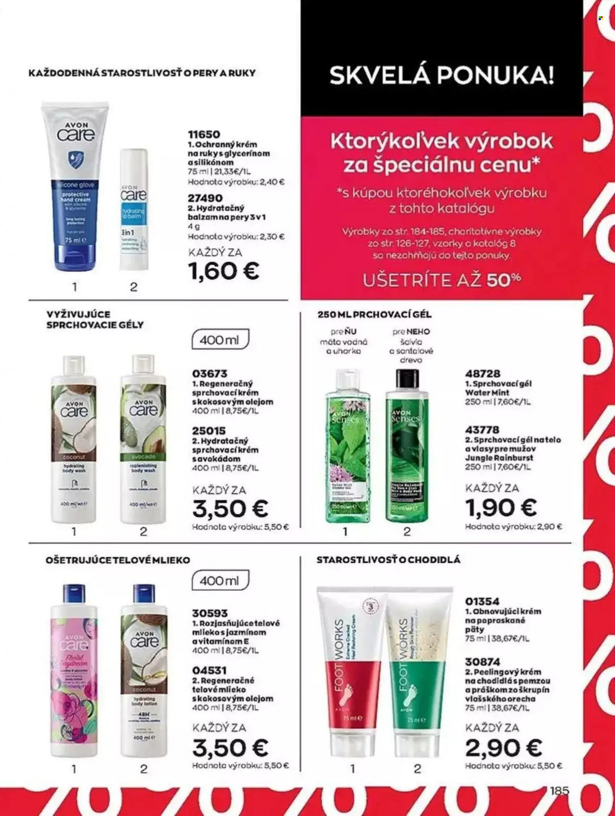 Leták Avon - 1.7.2023 - 31.7.2023. Strana 185