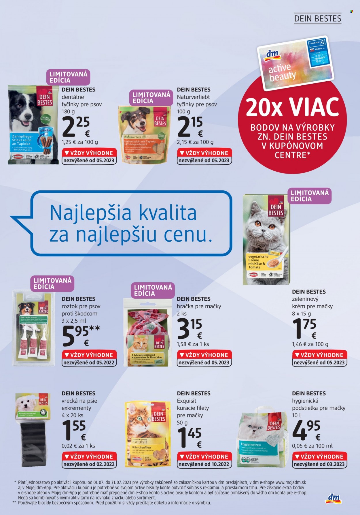 Leták dm drogerie - 1.7.2023 - 31.7.2023. Strana 19