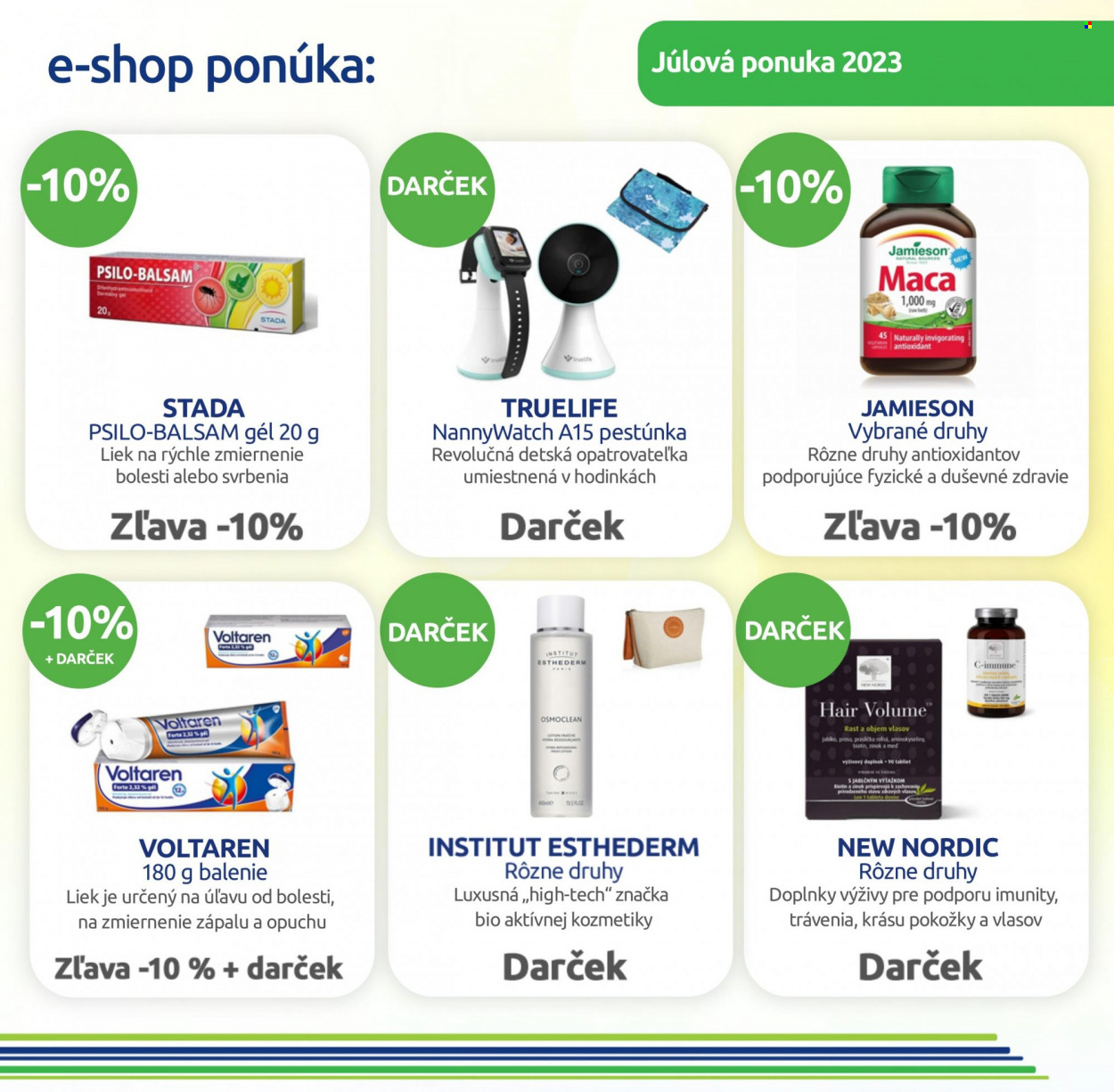 Leták BENU Lekáreň - 1.7.2023 - 31.7.2023. Strana 4