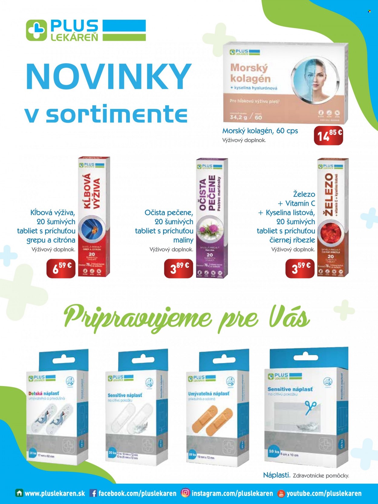Leták Plus lekáreň - 1.7.2023 - 31.8.2023. Strana 4