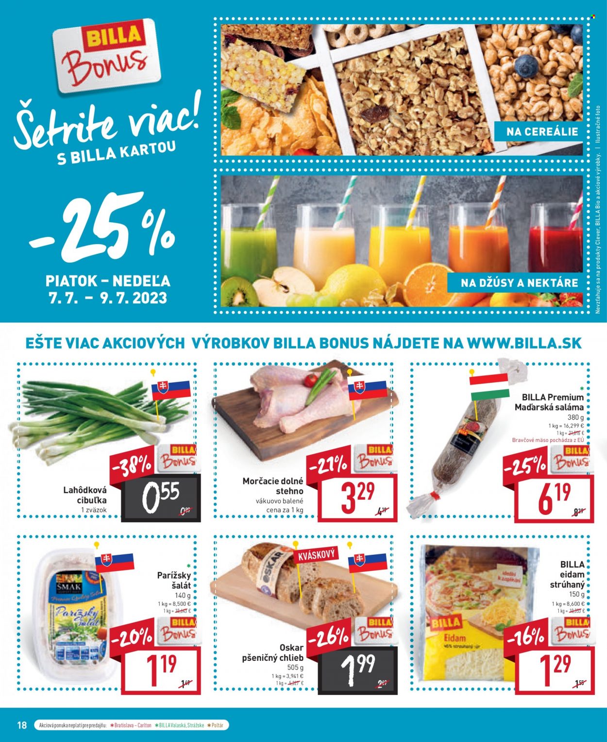Leták Billa - 6.7.2023 - 11.7.2023. Strana 18