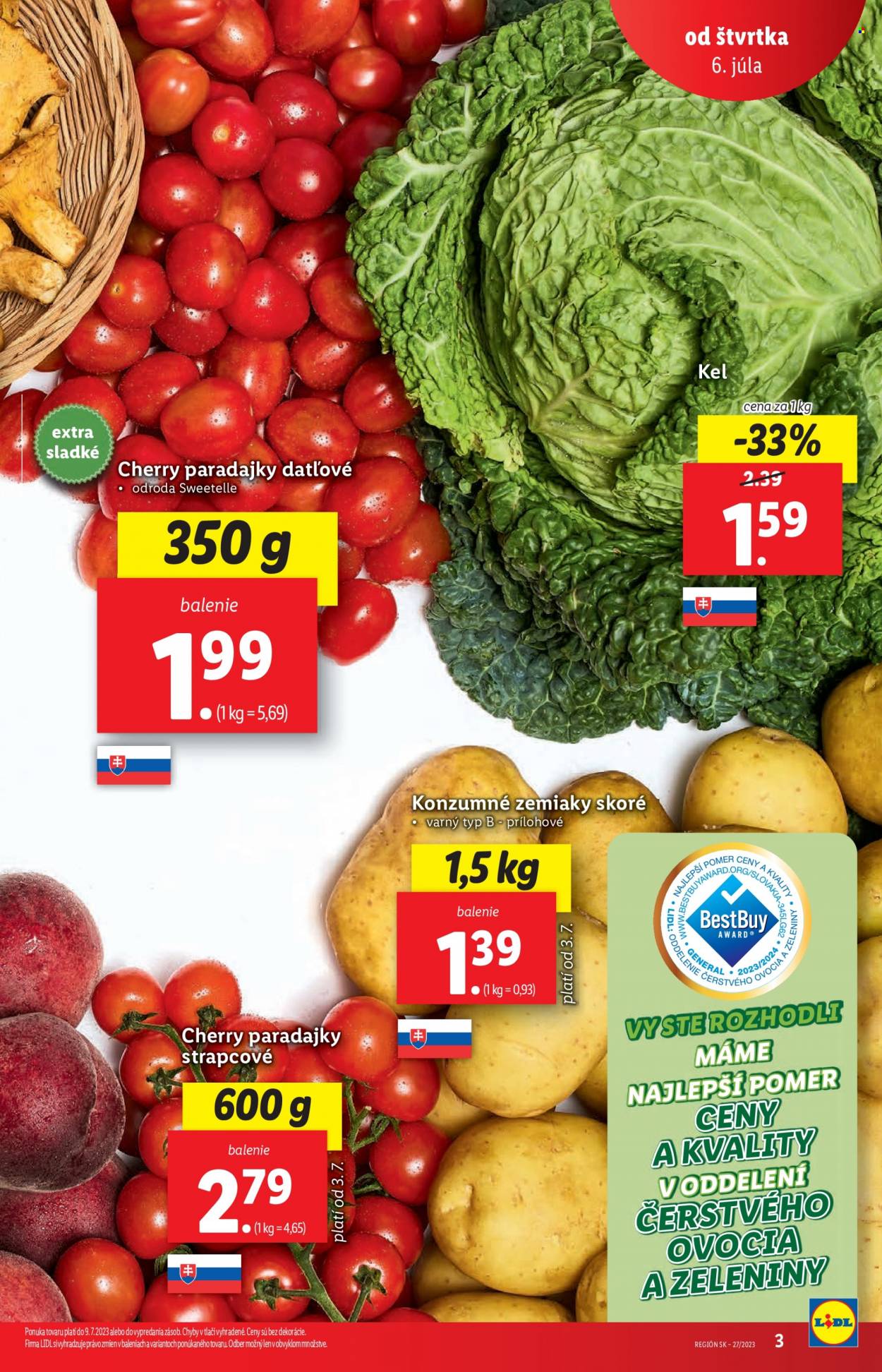 Leták Lidl - 6.7.2023 - 9.7.2023. Strana 3