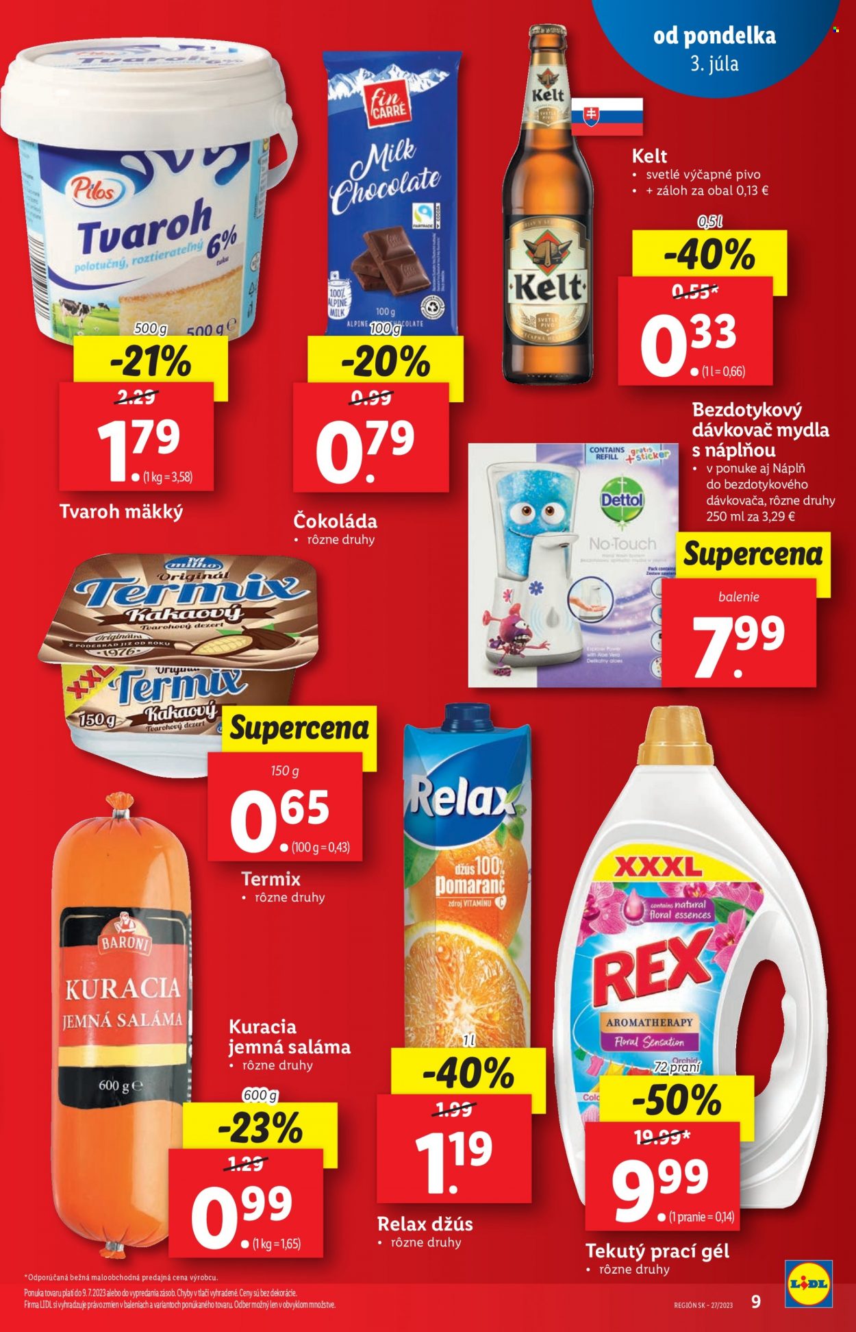 Leták Lidl - 6.7.2023 - 9.7.2023. Strana 9