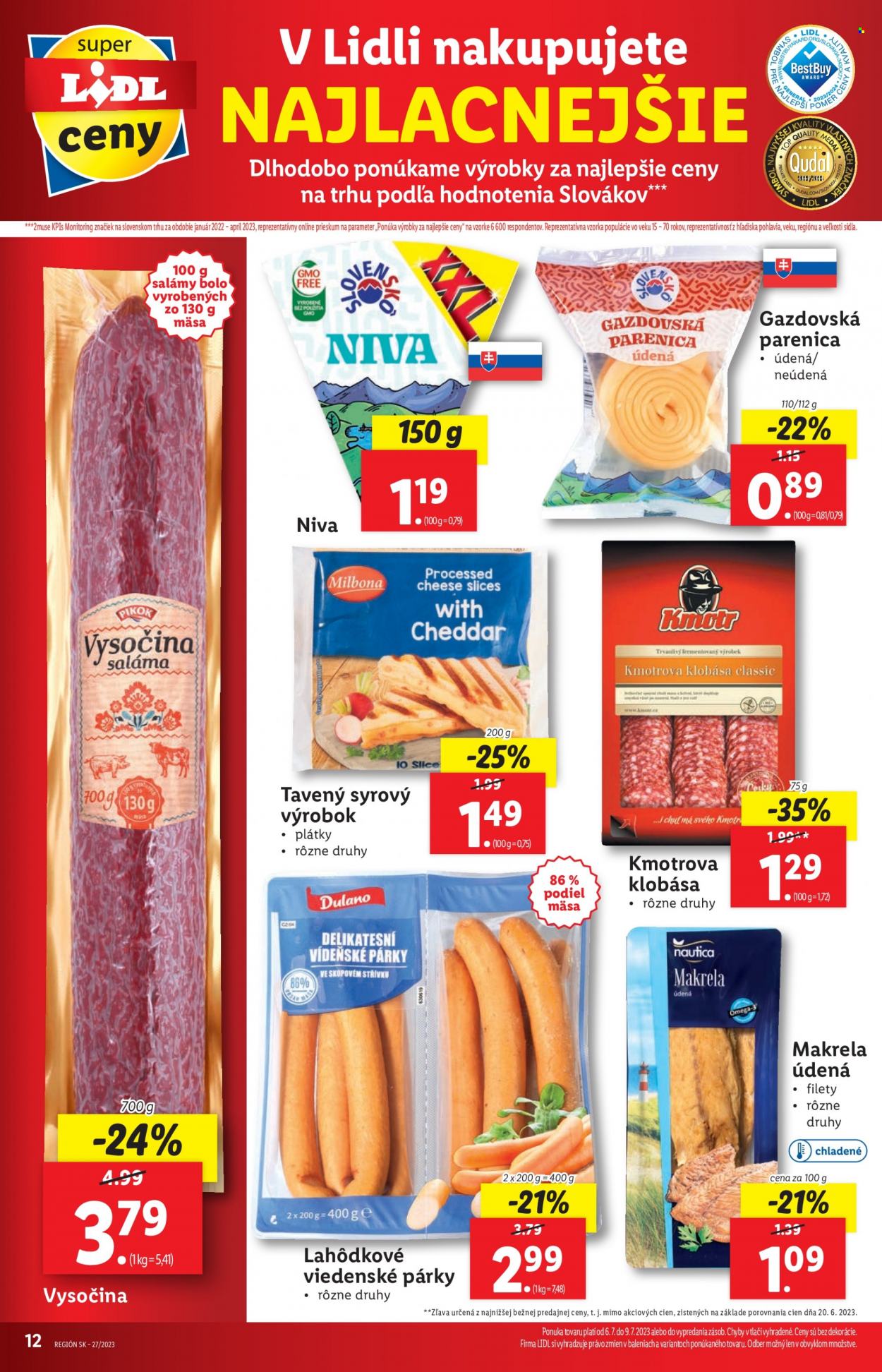 Leták Lidl - 6.7.2023 - 9.7.2023. Strana 12