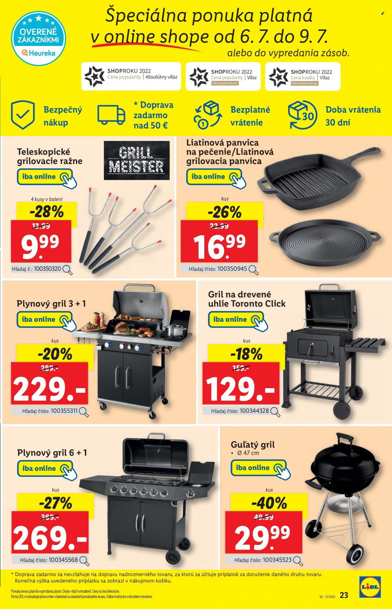 Leták Lidl - 6.7.2023 - 9.7.2023. Strana 23