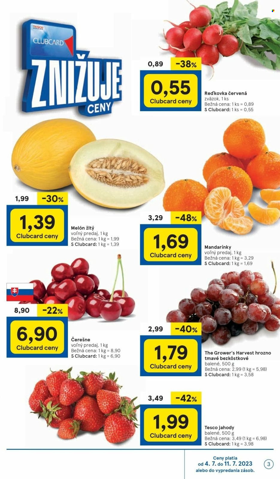 Leták TESCO supermarket - 4.7.2023 - 11.7.2023. Strana 3