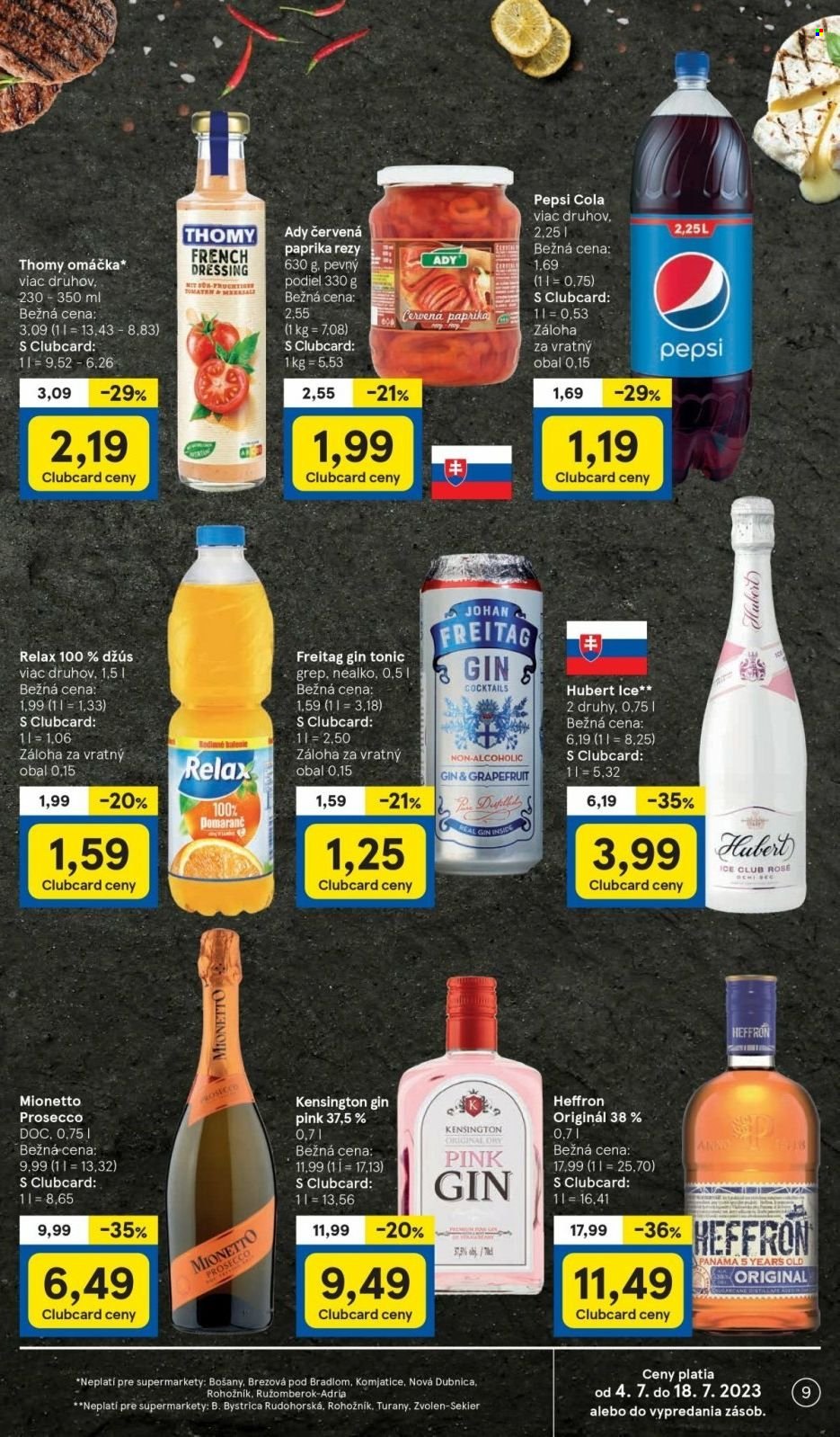 Leták TESCO supermarket - 4.7.2023 - 11.7.2023. Strana 9