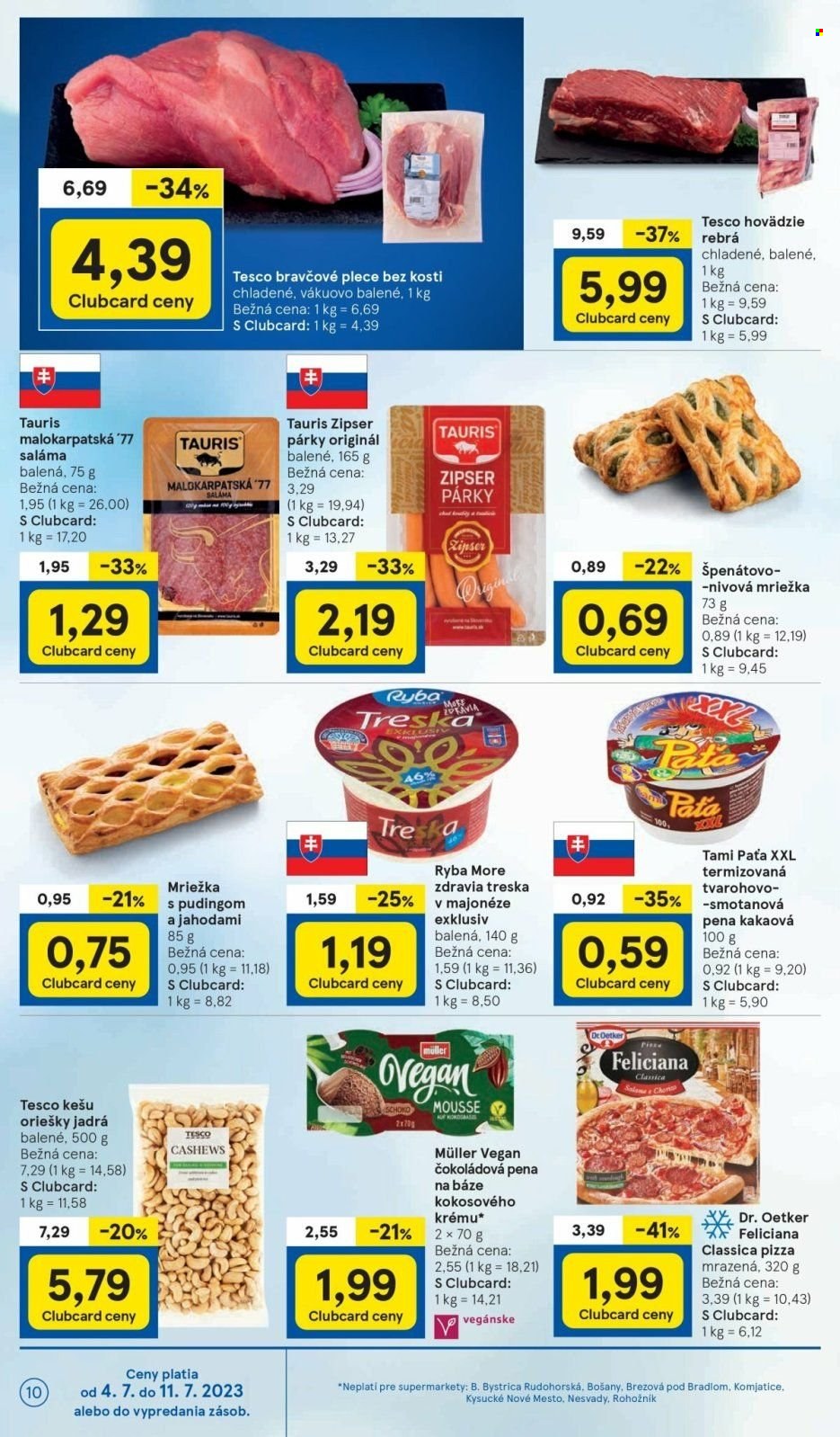 Leták TESCO supermarket - 4.7.2023 - 11.7.2023. Strana 10