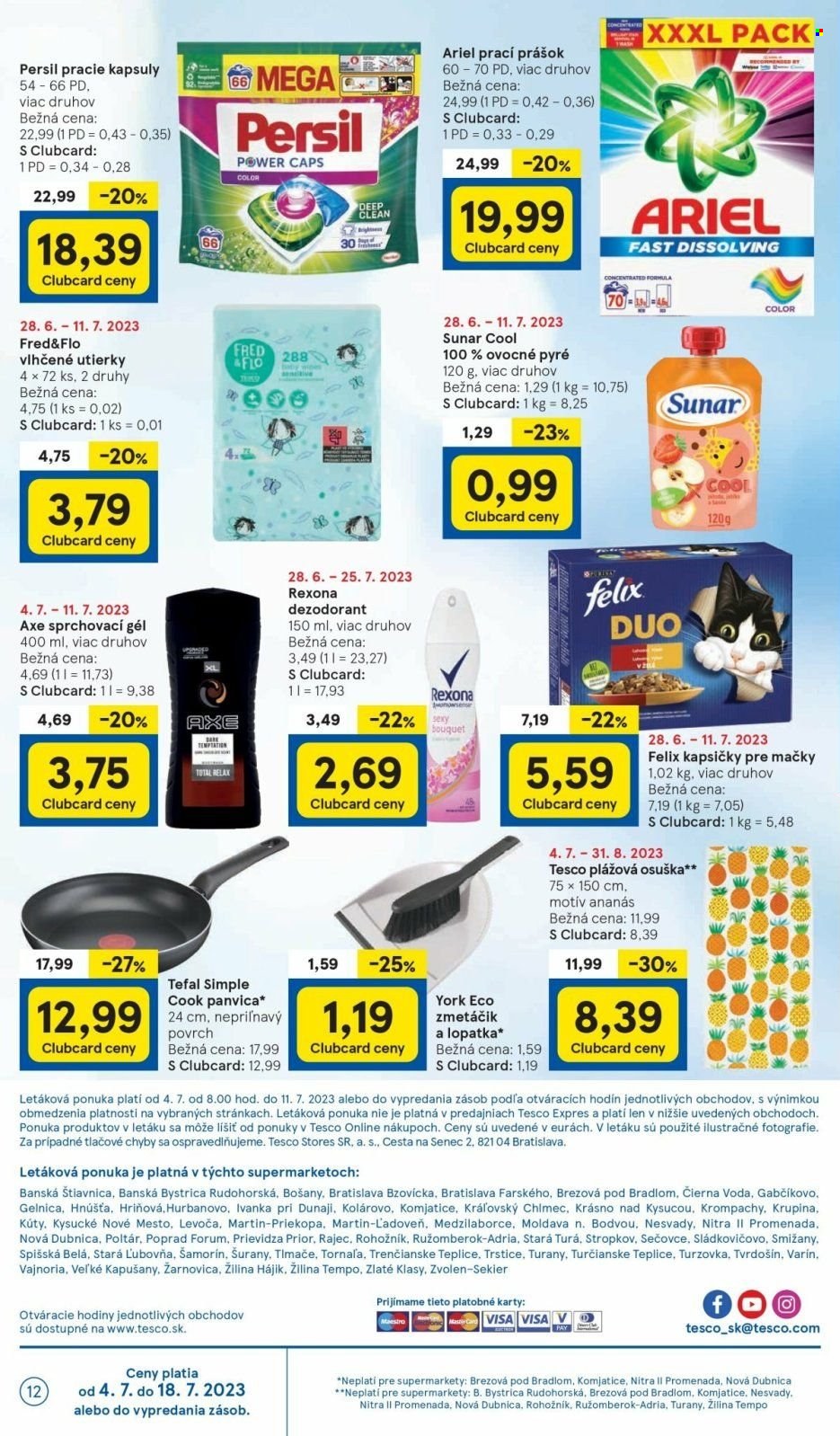 Leták TESCO supermarket - 4.7.2023 - 11.7.2023. Strana 12