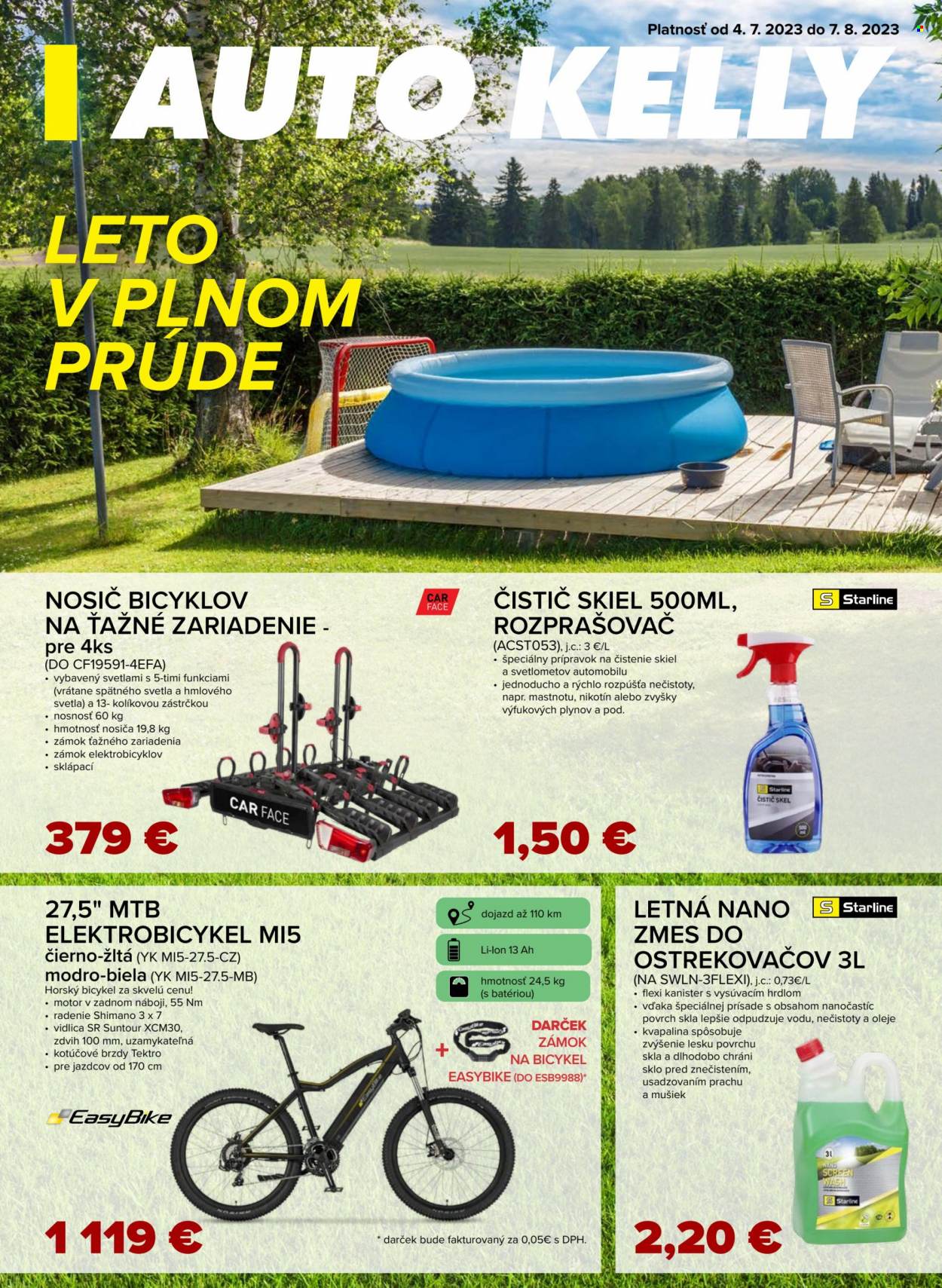 Leták Auto Kelly - 4.7.2023 - 7.8.2023. Strana 1