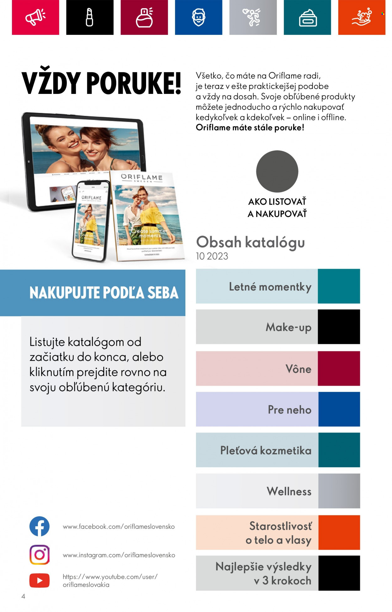 Leták Oriflame - 4.7.2023 - 25.7.2023. Strana 4