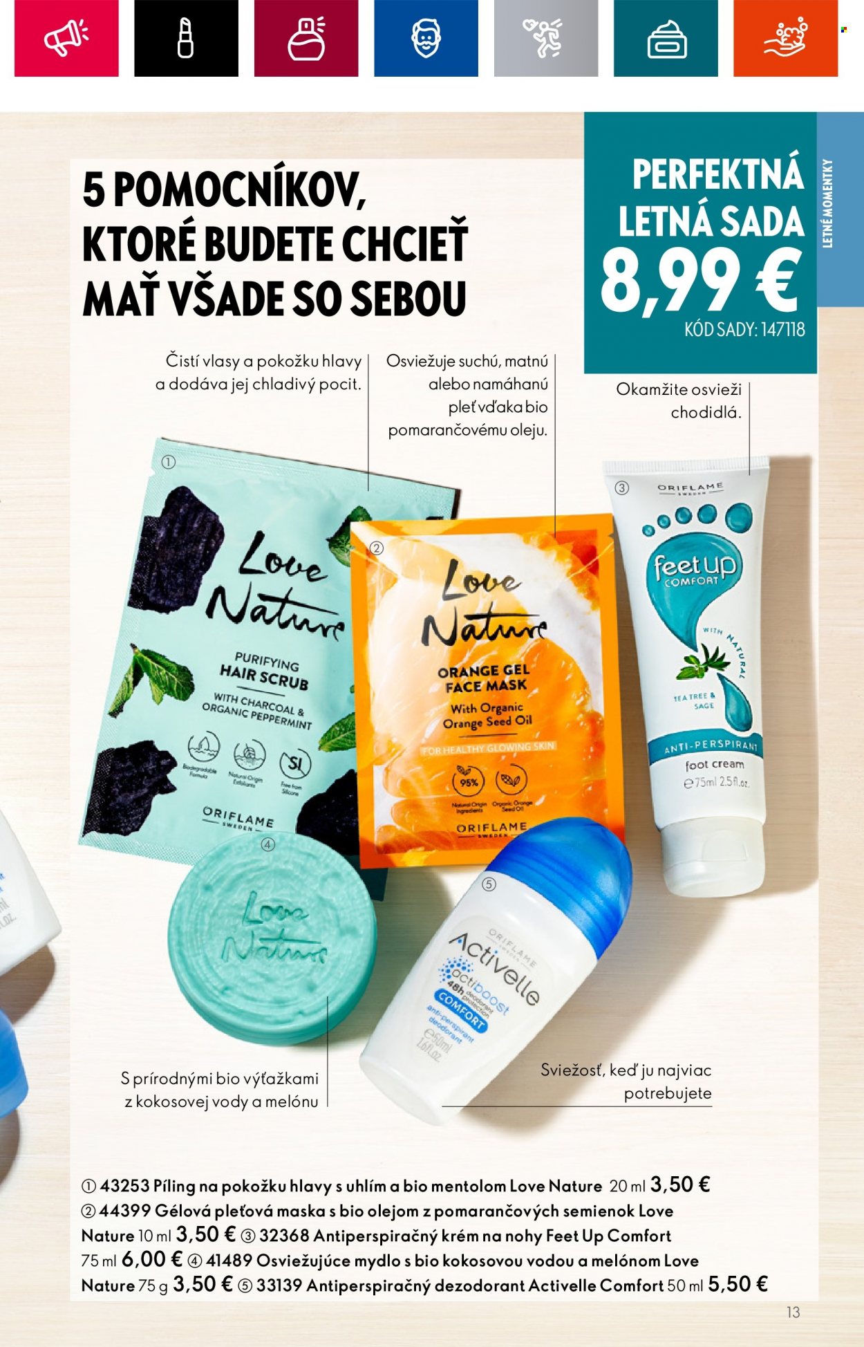 Leták Oriflame - 4.7.2023 - 25.7.2023. Strana 13