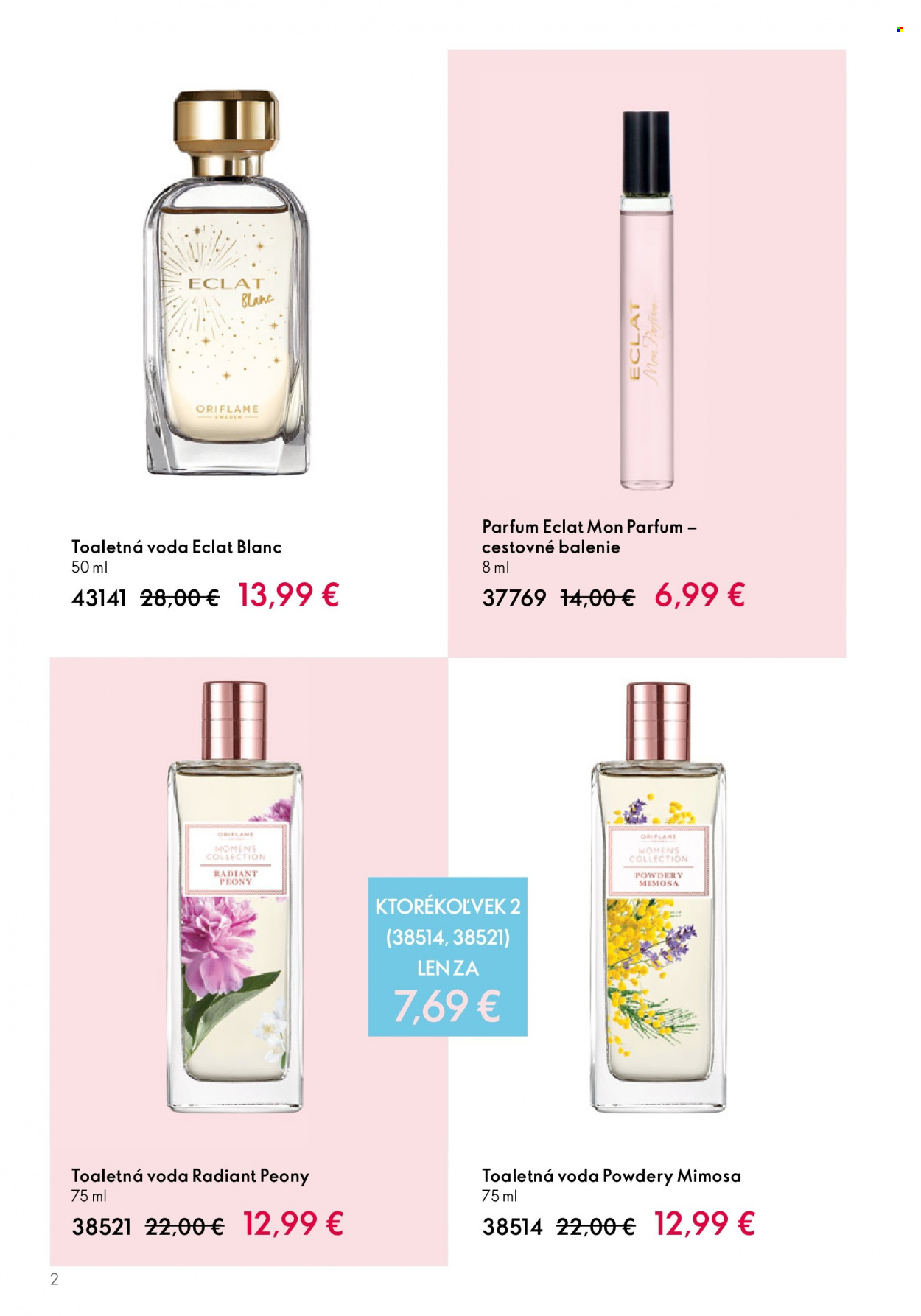 Leták Oriflame - 26.7.2023 - 8.8.2023. Strana 2