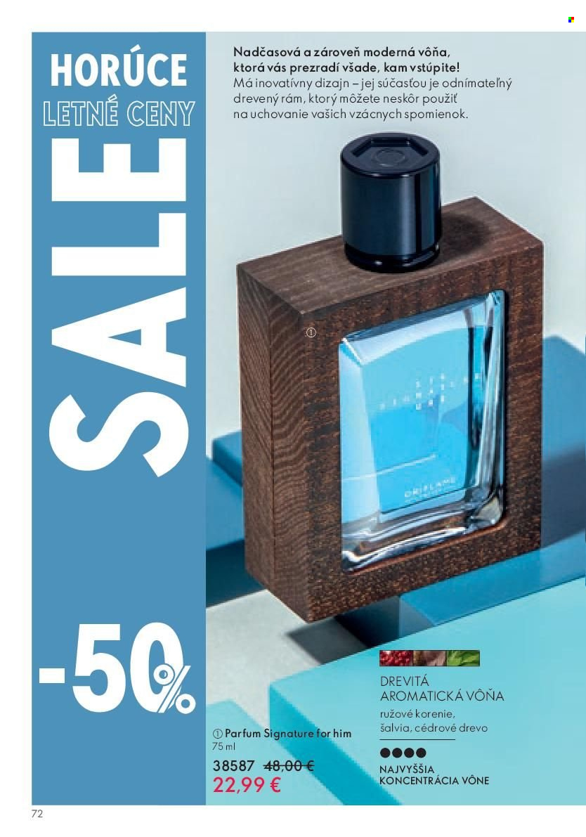 Leták Oriflame - 26.7.2023 - 8.8.2023. Strana 72