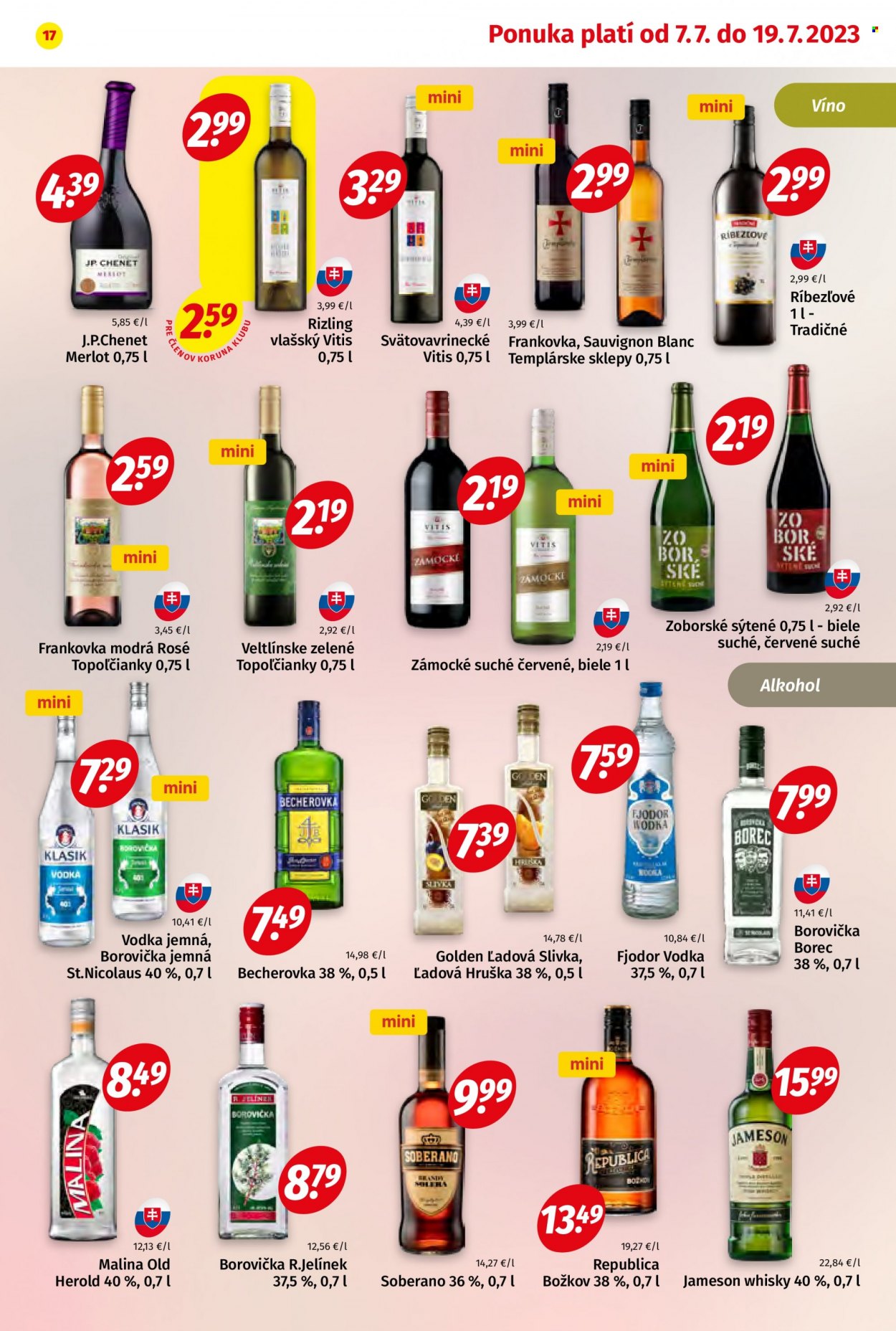 Leták Potraviny KORUNA - 7.7.2023 - 19.7.2023. Strana 17