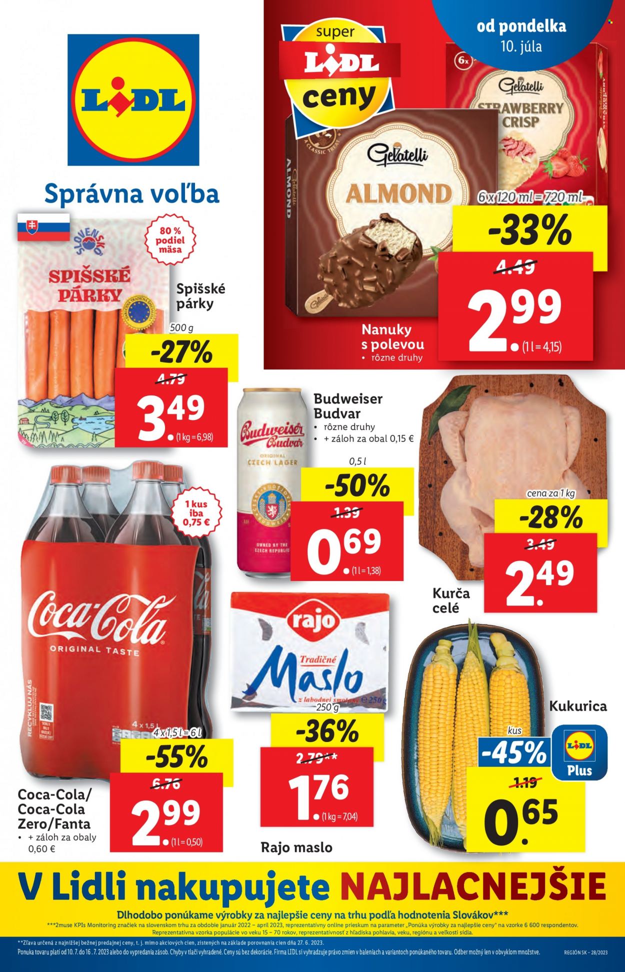 Leták Lidl - 10.7.2023 - 16.7.2023. Strana 1