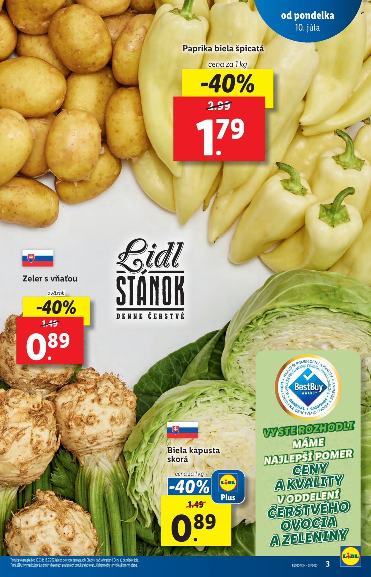 Leták Lidl - 10.7.2023 - 16.7.2023. Strana 3