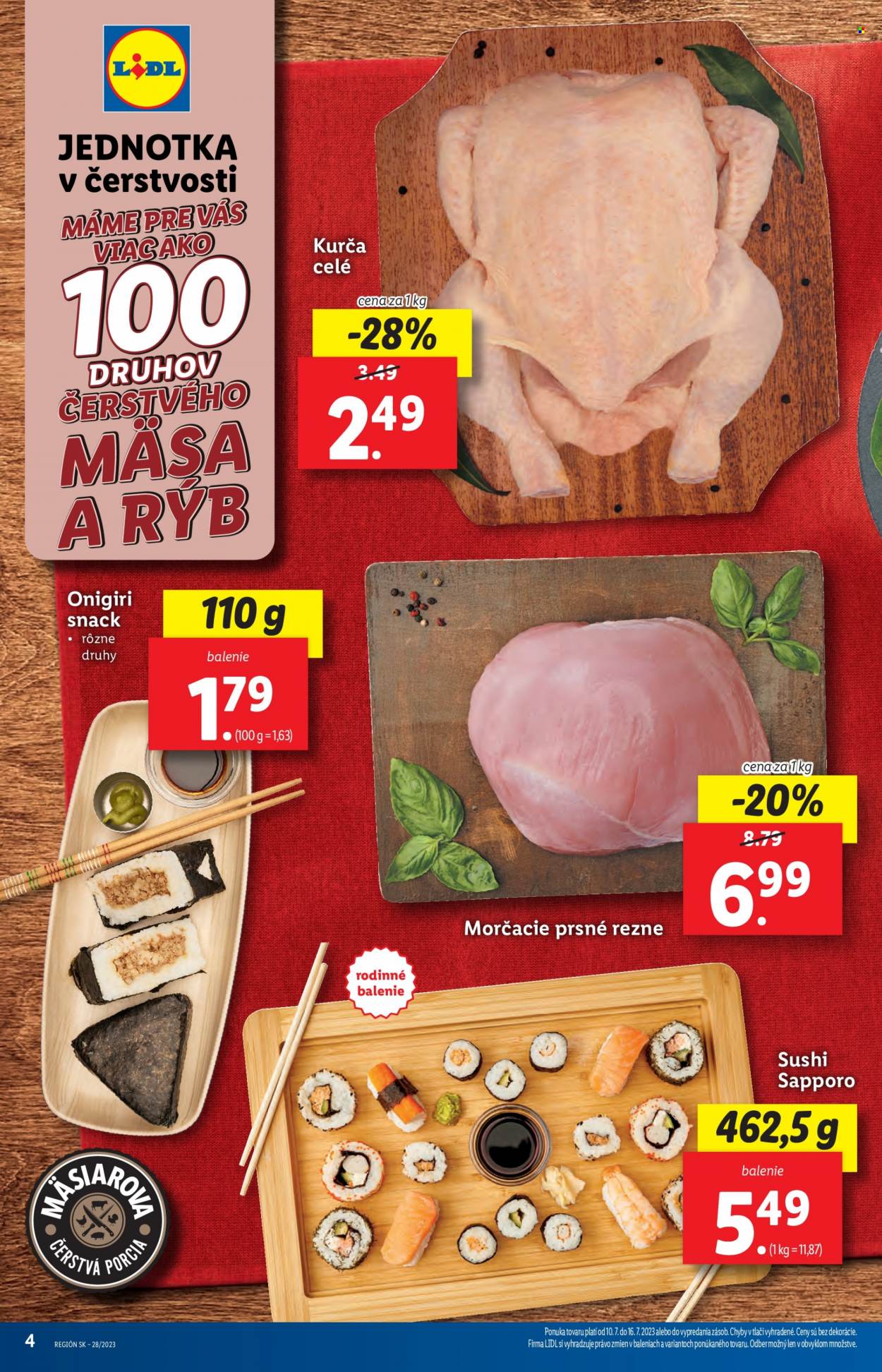 Leták Lidl - 10.7.2023 - 16.7.2023. Strana 4