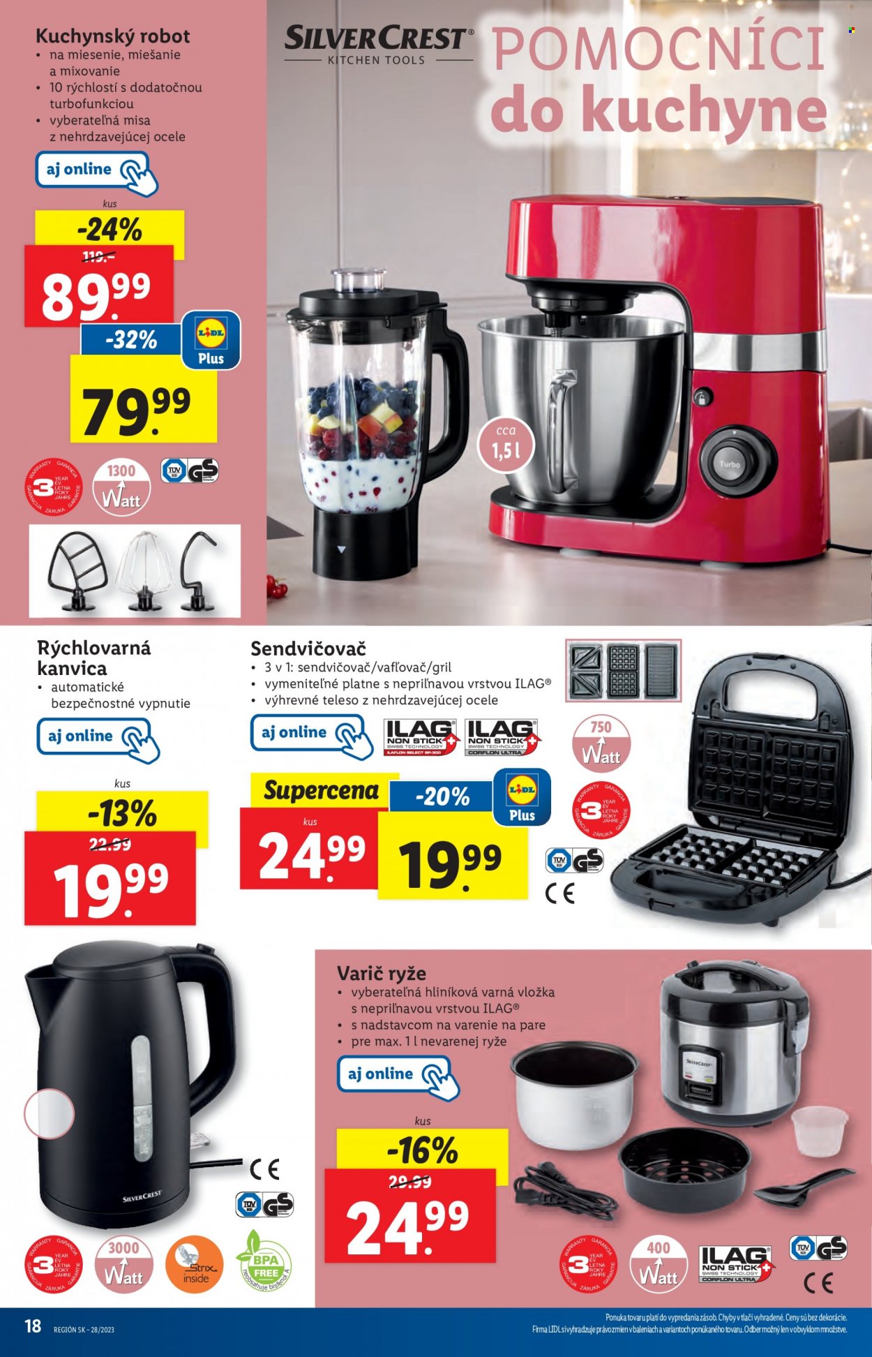 Leták Lidl - 10.7.2023 - 16.7.2023. Strana 18