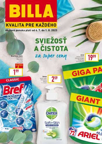 Leták Billa - 6.7.2023 - 1.8.2023.