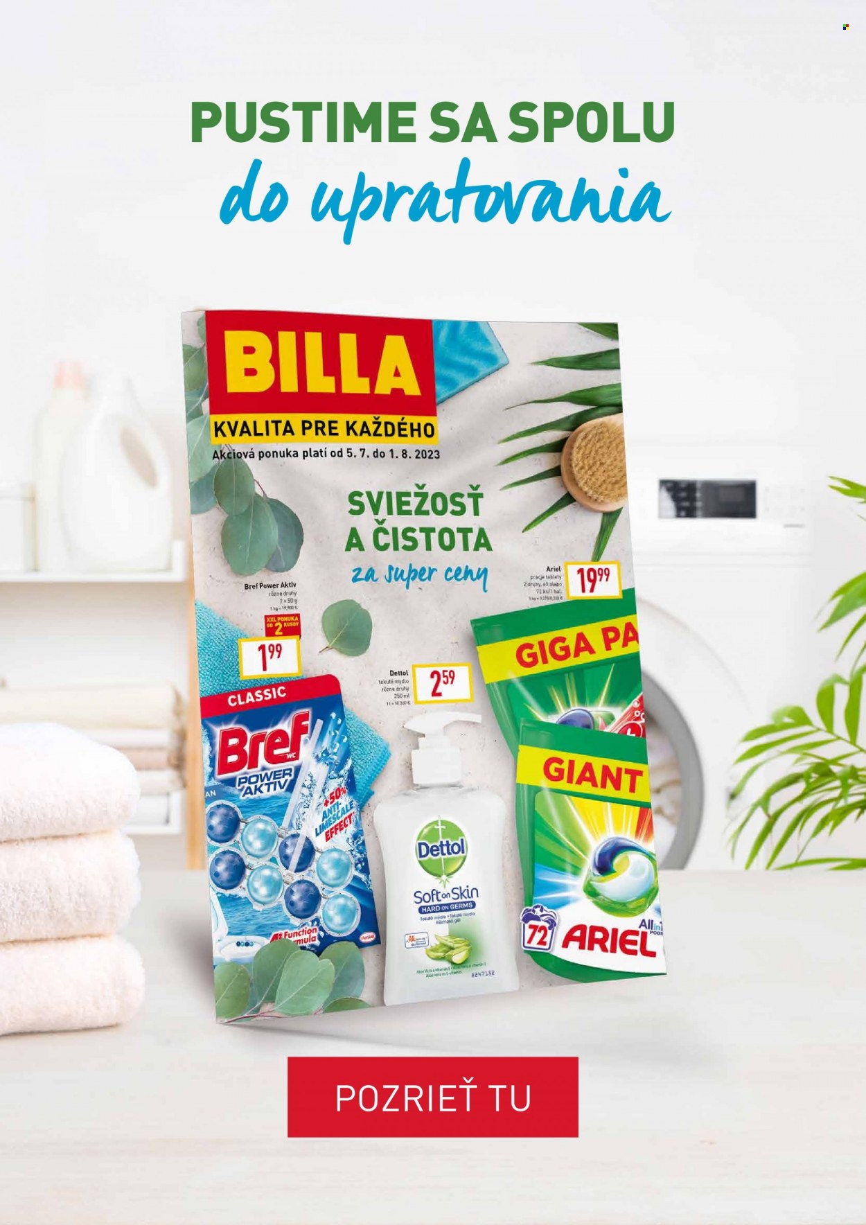 Leták Billa - 6.7.2023 - 1.8.2023. Strana 31