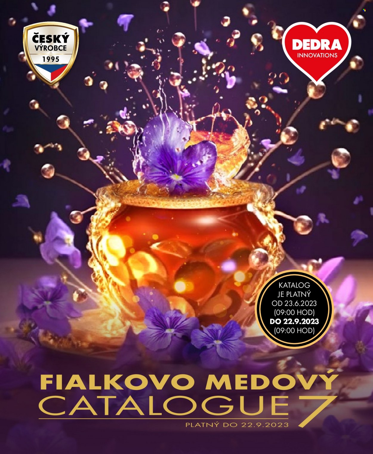 Leták Dedra - 23.6.2023 - 22.9.2023. Strana 1