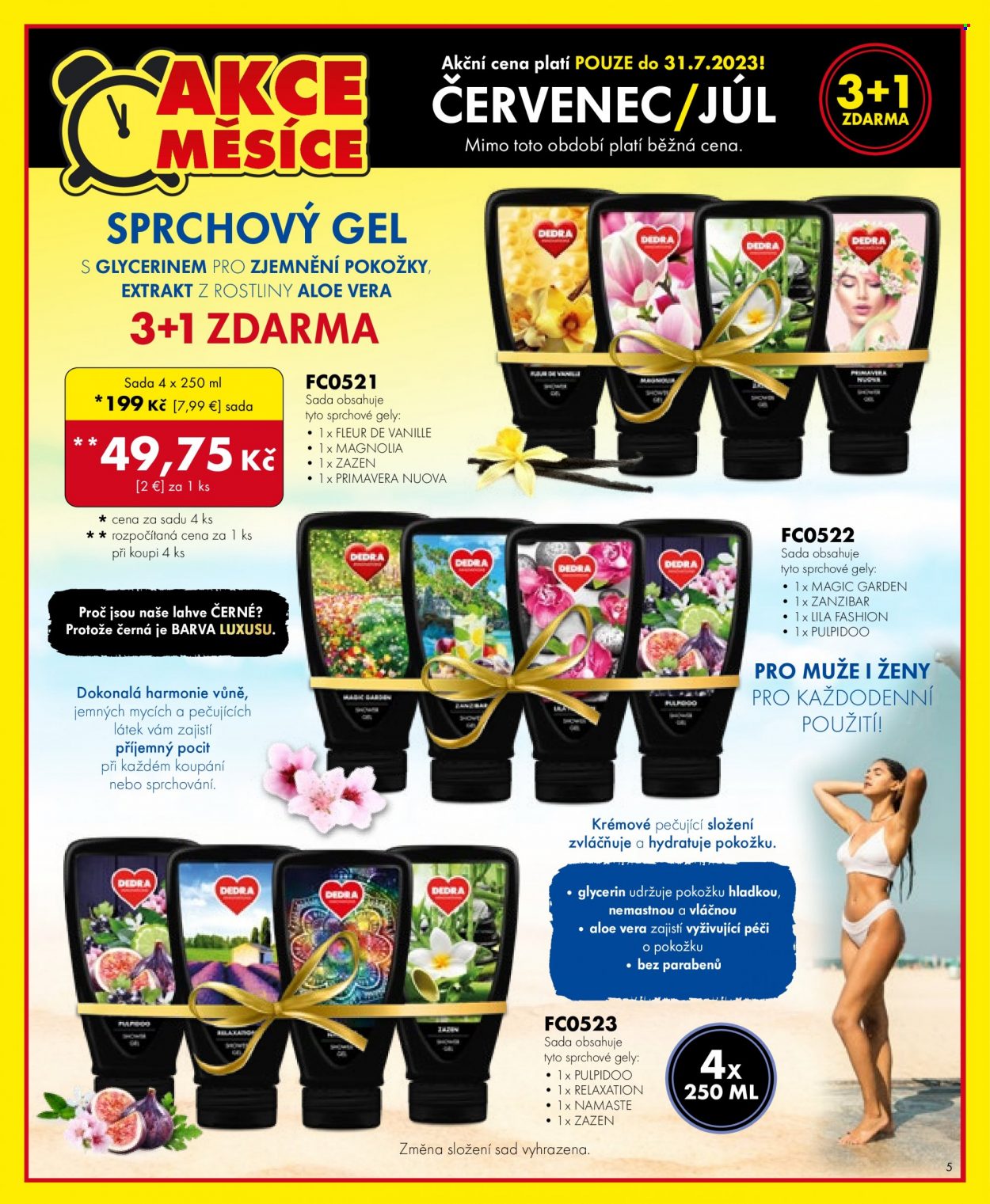 Leták Dedra - 23.6.2023 - 22.9.2023. Strana 5
