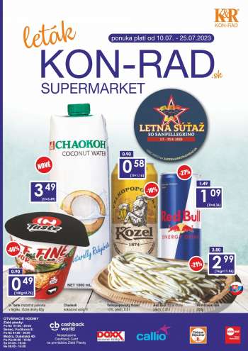 Leták KON-RAD - 10.7.2023 - 25.7.2023.