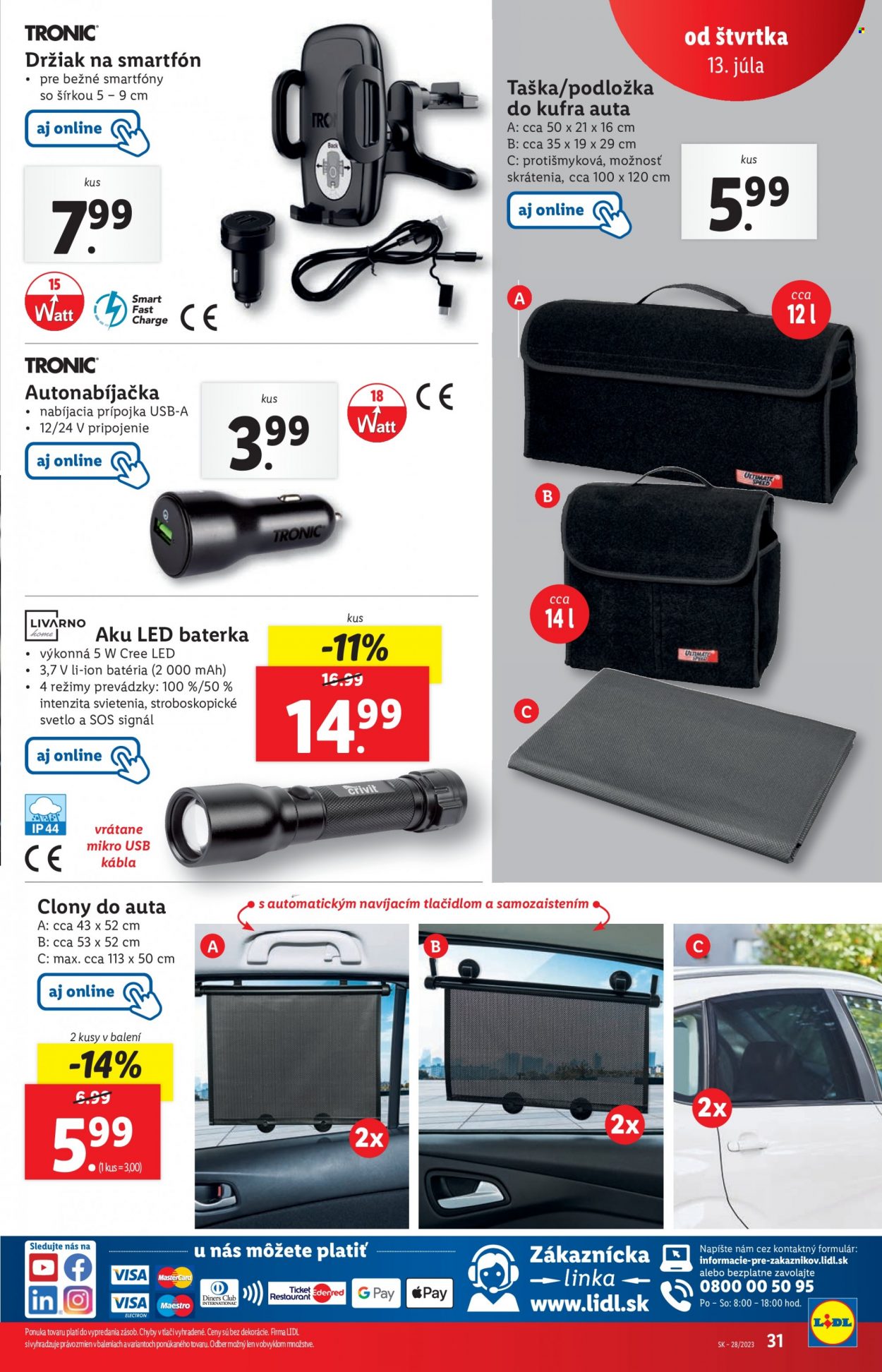 Leták Lidl - 13.7.2023 - 16.7.2023. Strana 31
