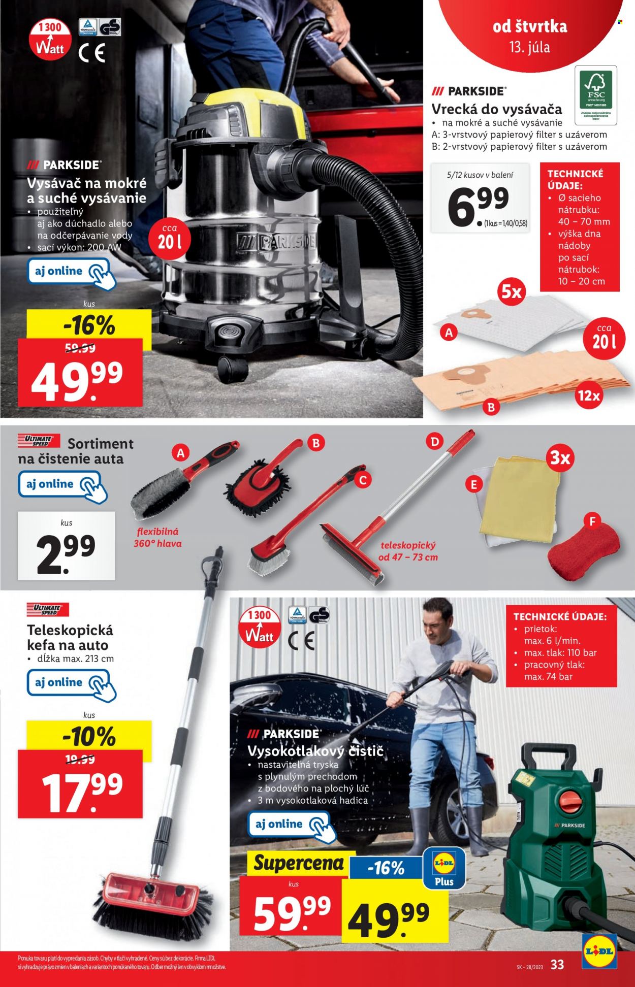 Leták Lidl - 13.7.2023 - 16.7.2023. Strana 33