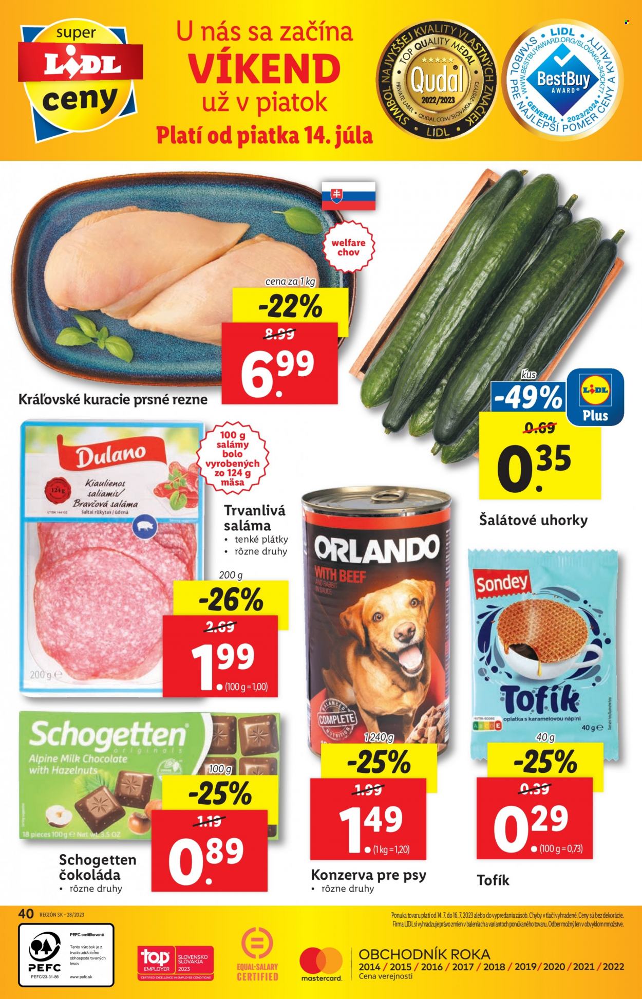 Leták Lidl - 13.7.2023 - 16.7.2023. Strana 40