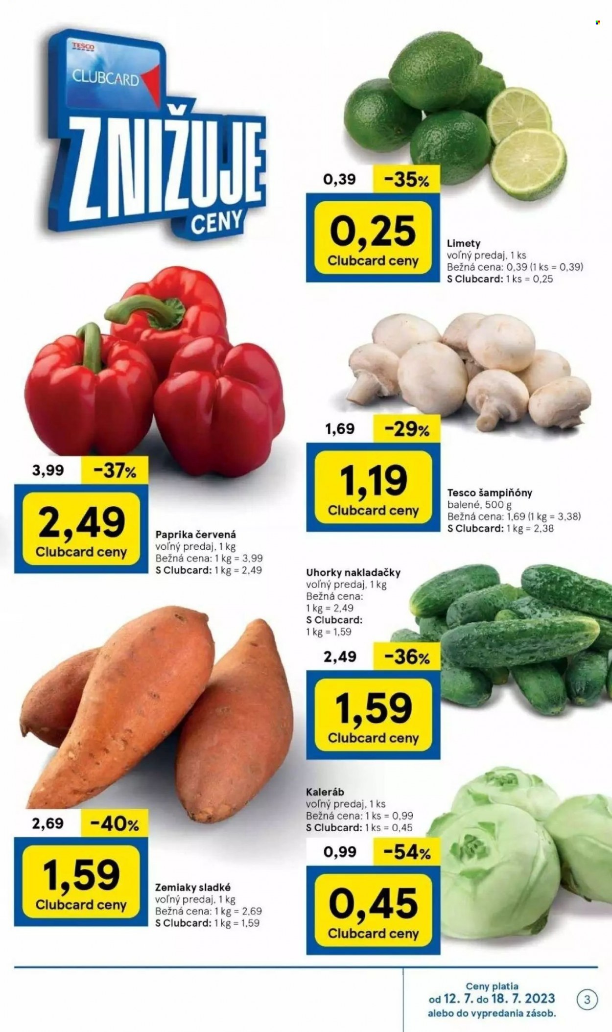 Leták TESCO - 12.7.2023 - 18.7.2023. Strana 3