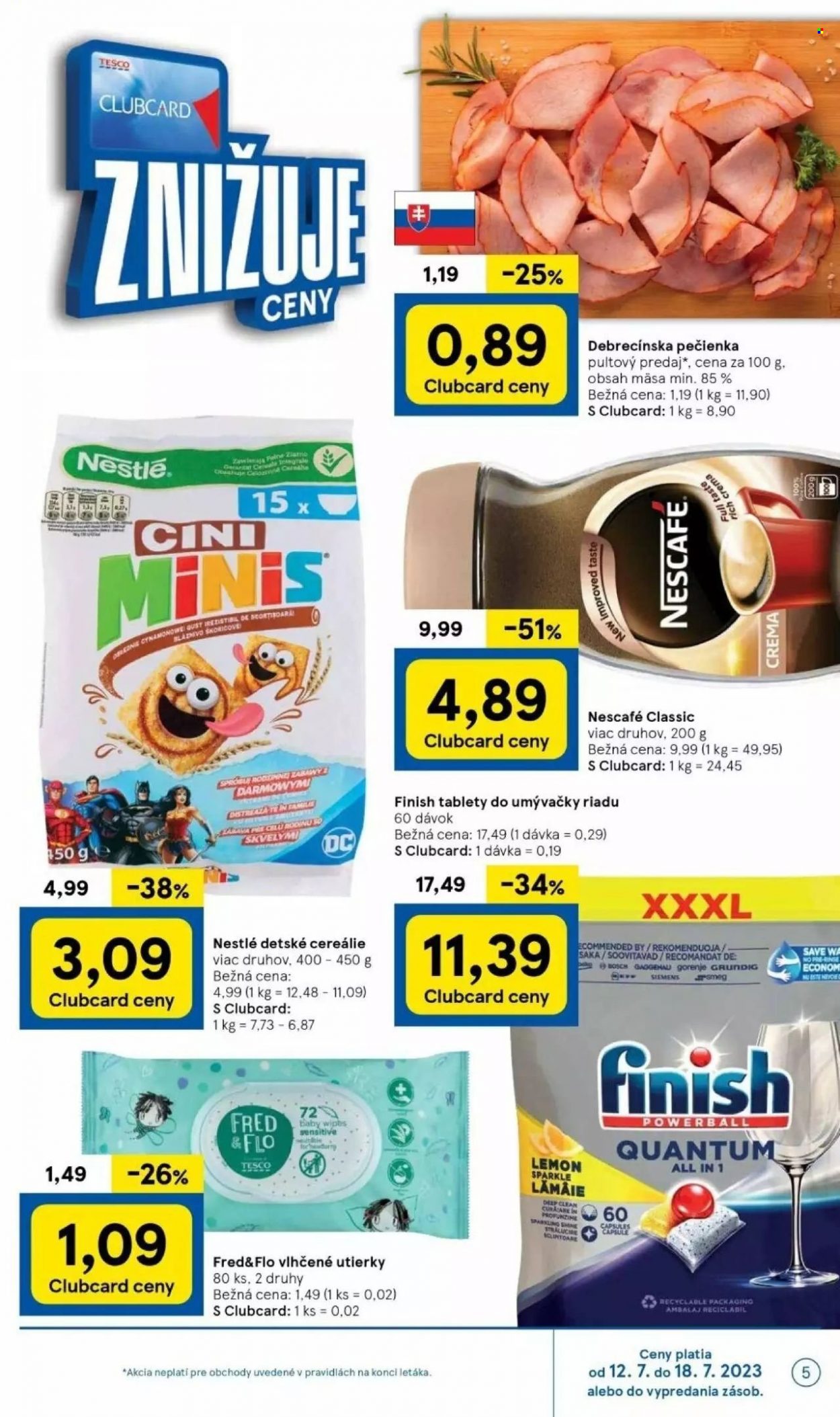 Leták TESCO - 12.7.2023 - 18.7.2023. Strana 5
