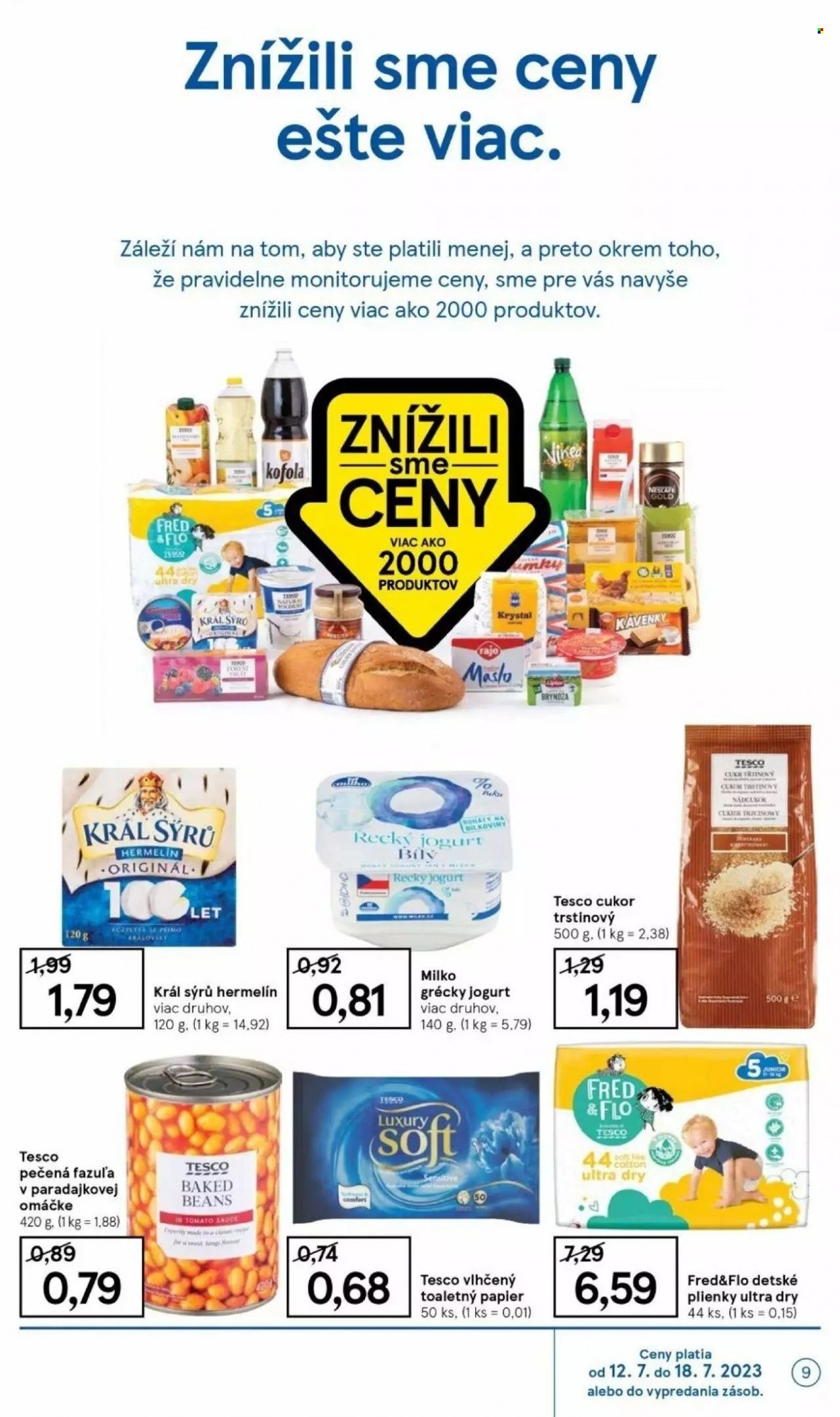 Leták TESCO - 12.7.2023 - 18.7.2023. Strana 9